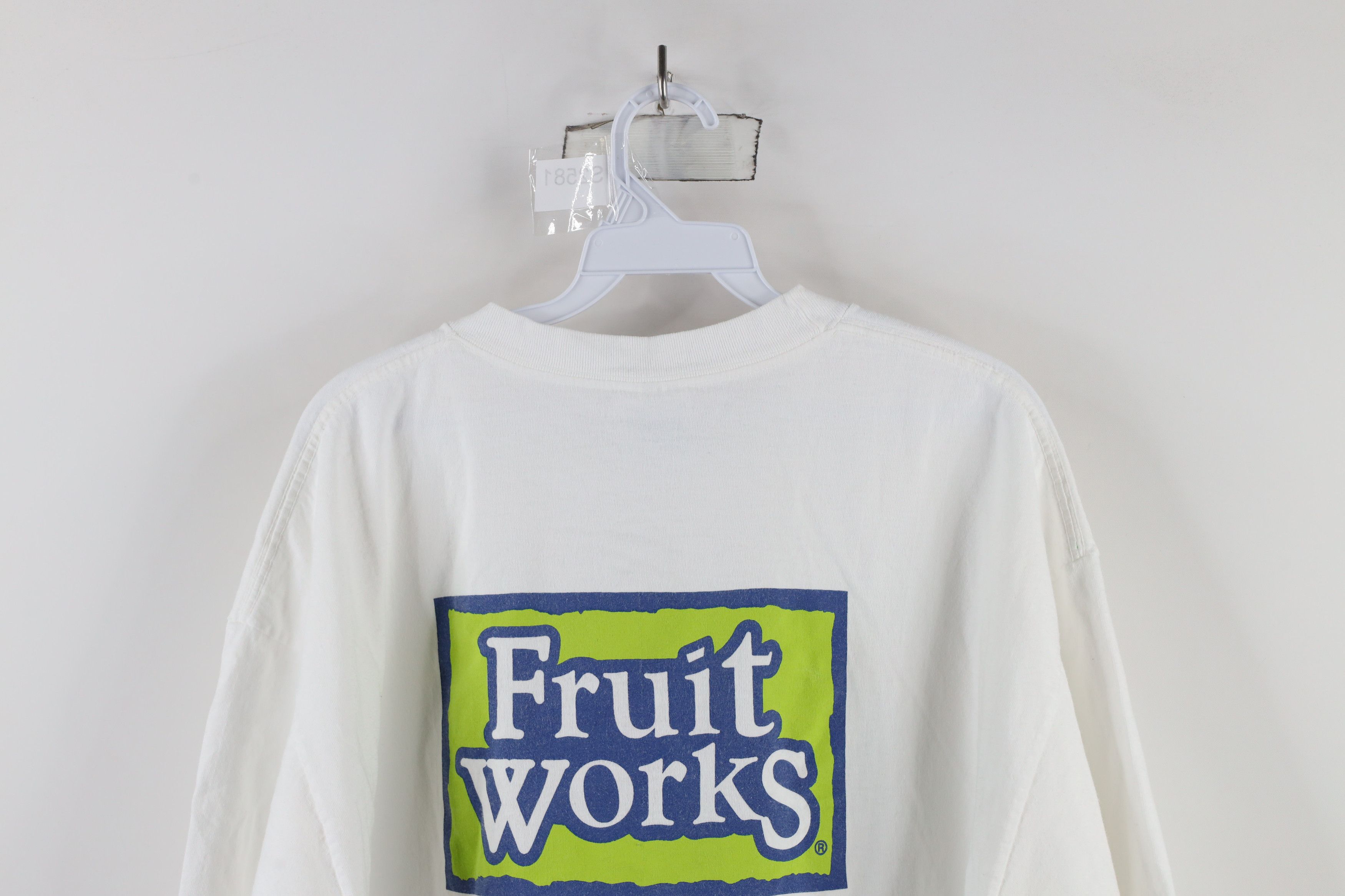 Vintage Vintage 90s Streetwear Works Drink Short Sleeve T-Shirt Size US XL / EU 56 / 4 - 9 Thumbnail