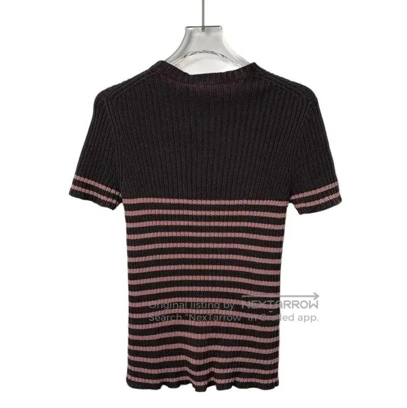 Dior Dior Color-Blocked Ribbed Cotton Sweater . Size XS / US 0-2 / IT 36-38 - 2 Thumbnail