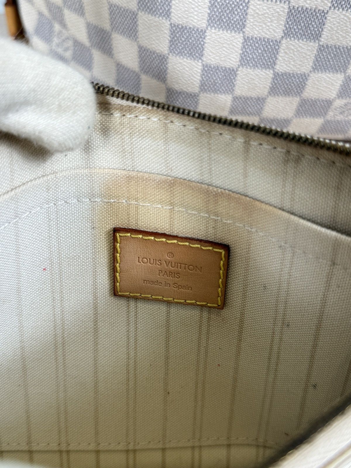 Louis Vuitton Louis Vuitton Neverfull Damier Azure MM Size ONE SIZE - 12 Thumbnail