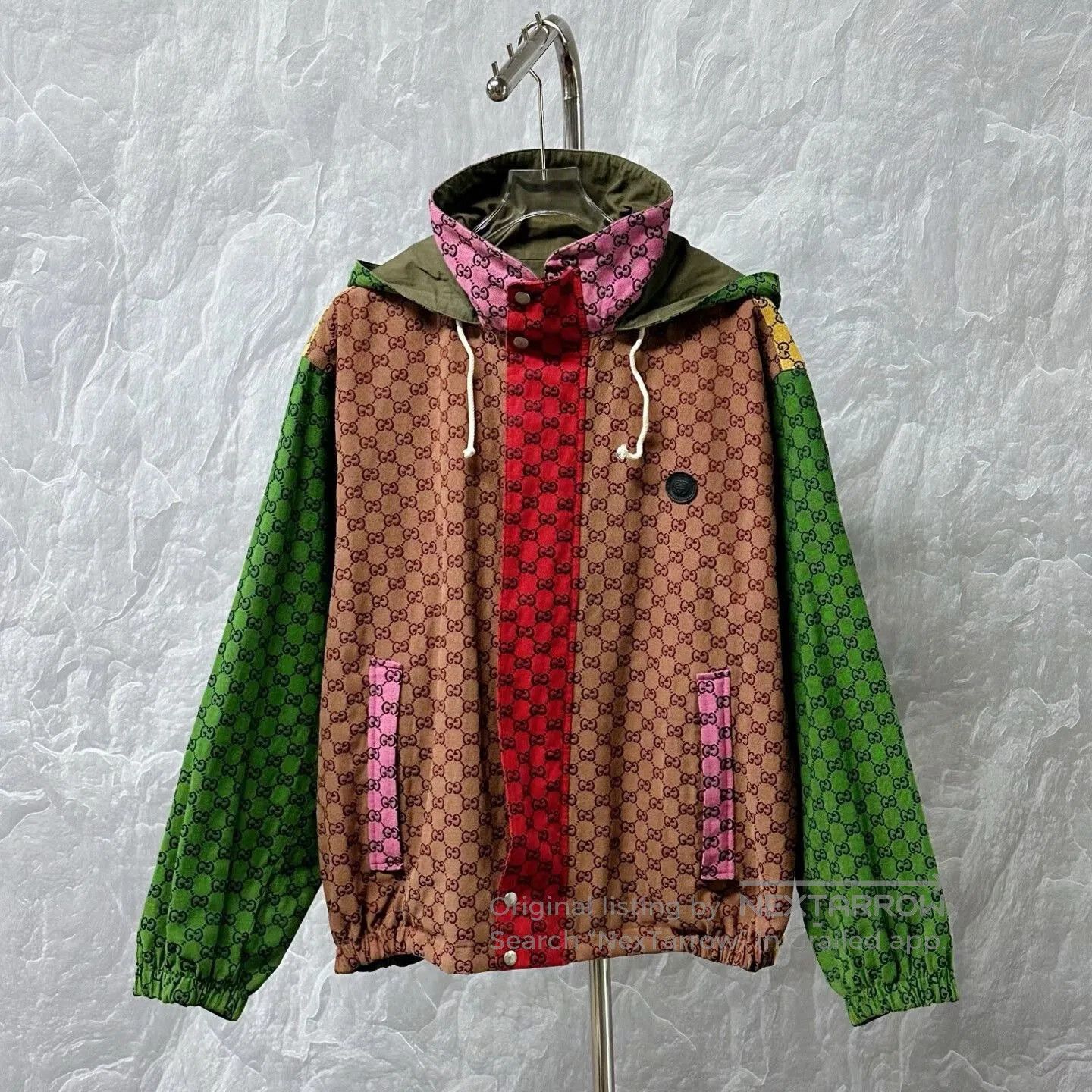 Gucci gucci double g print hooded jacket. Size US M / EU 48-50 / 2 - 1 Thumbnail