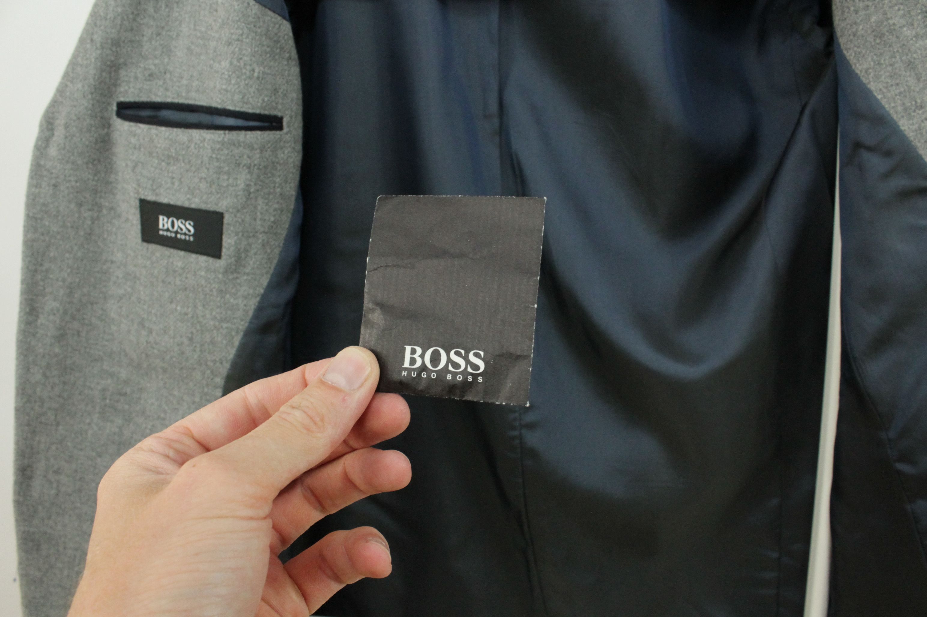 Hugo Boss Vintage Hugo Boss Gray Fleece Wool Sport Coat Blazer Jacket Size US M / EU 48-50 / 2 - 8 Thumbnail