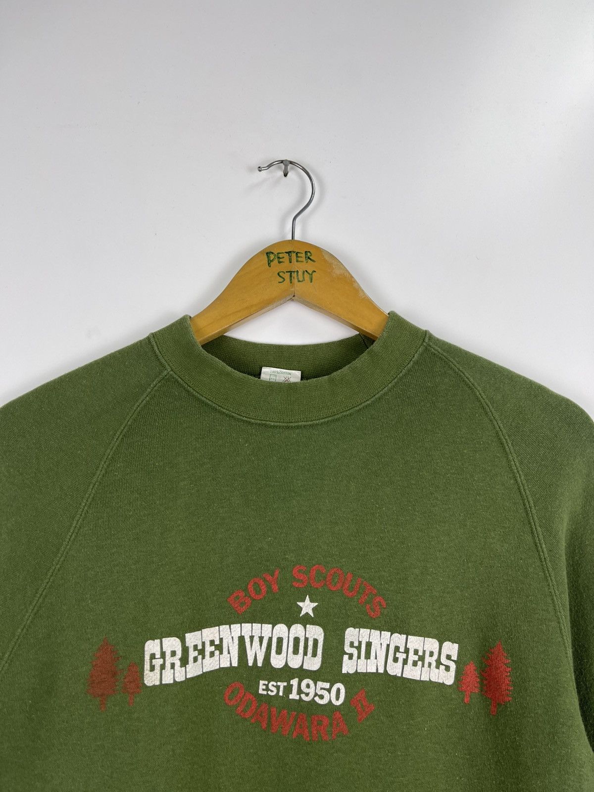 Vintage Vintage Boy Scouts Greenwood Singers Sweatshirt Size US M / EU 48-50 / 2 - 7 Thumbnail