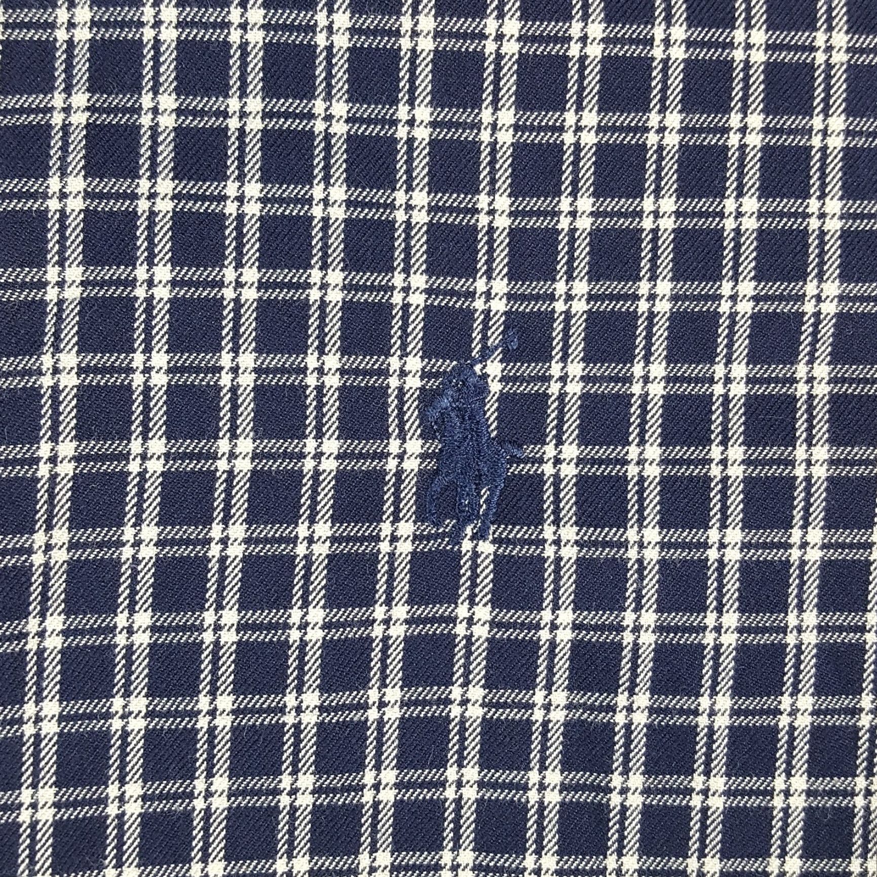 Ralph Lauren Ralph Lauren Button-Up Shirt Blue Plaid 90s Preppy Pony Logo Men's L Dress Shirt Size 42R - 5 Thumbnail