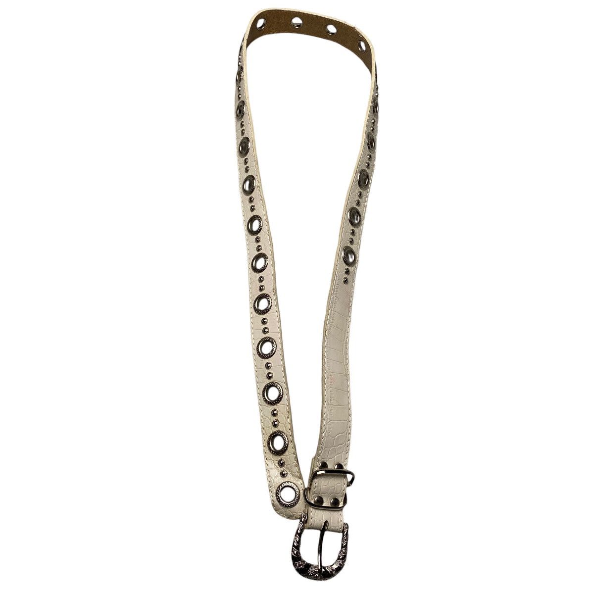 2000s Belt Studded Tribal Crocodile Pattern