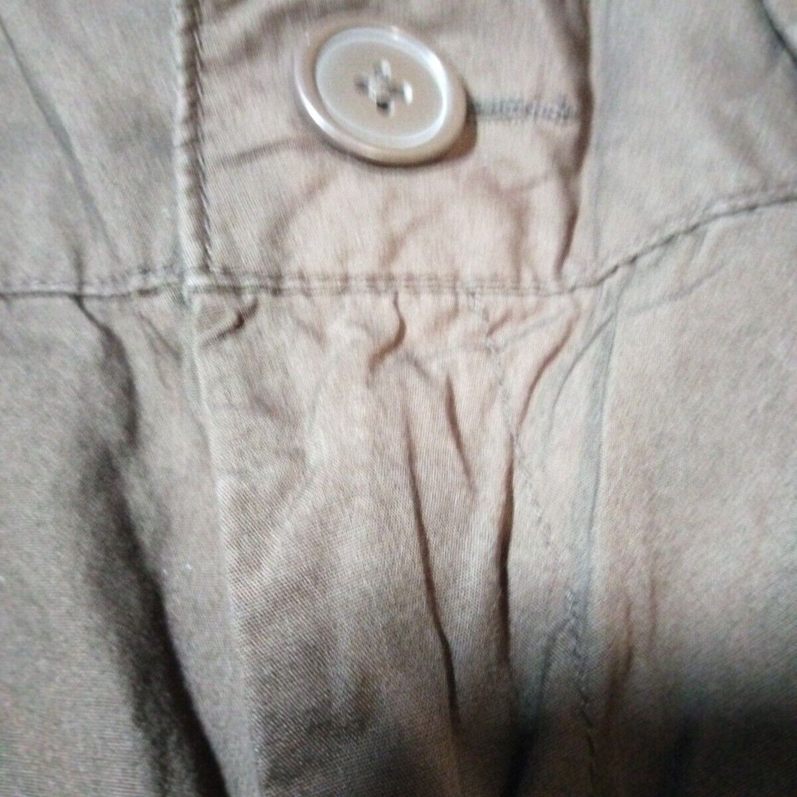 Other Motherhood Brown Pants Size M With Button With Belt Loops Size 32" / US 10 / IT 46 - 2 Thumbnail