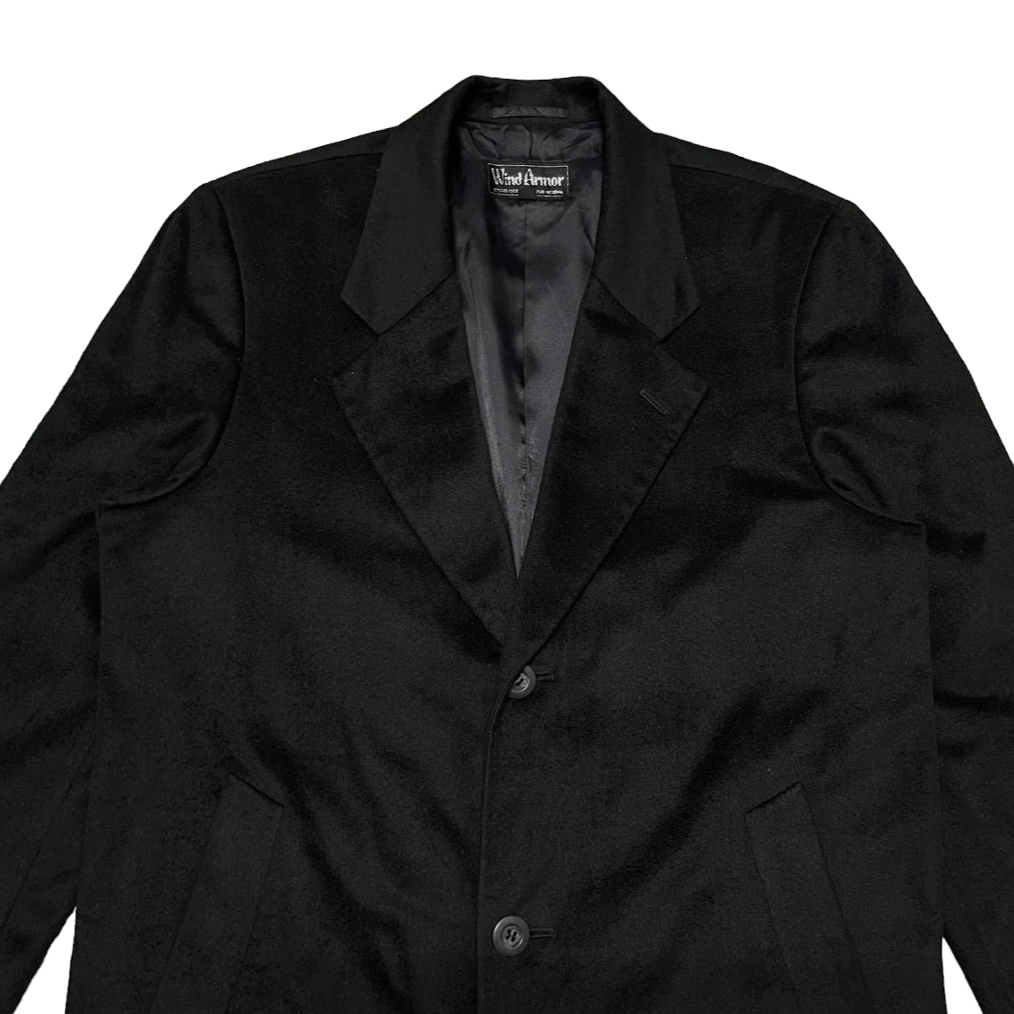 Japanese Brand Archive Vintage Wind Armor Wool Cashmere Overcoat Size US M / EU 48-50 / 2 - 2 Thumbnail
