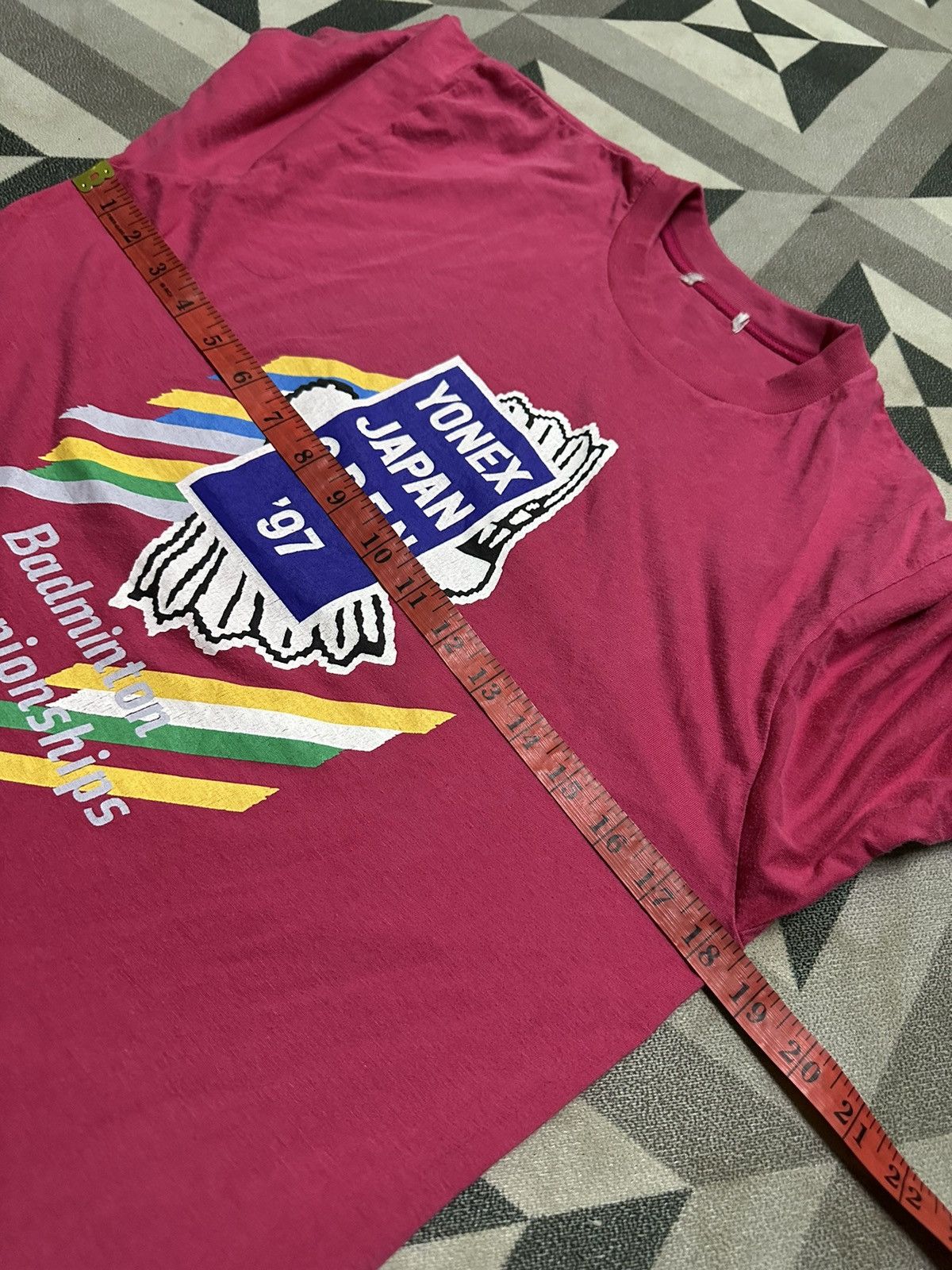 Vintage Vintage Yonex Japan open 1997 badminton championship tshirt Size US S / EU 44-46 / 1 - 7 Thumbnail