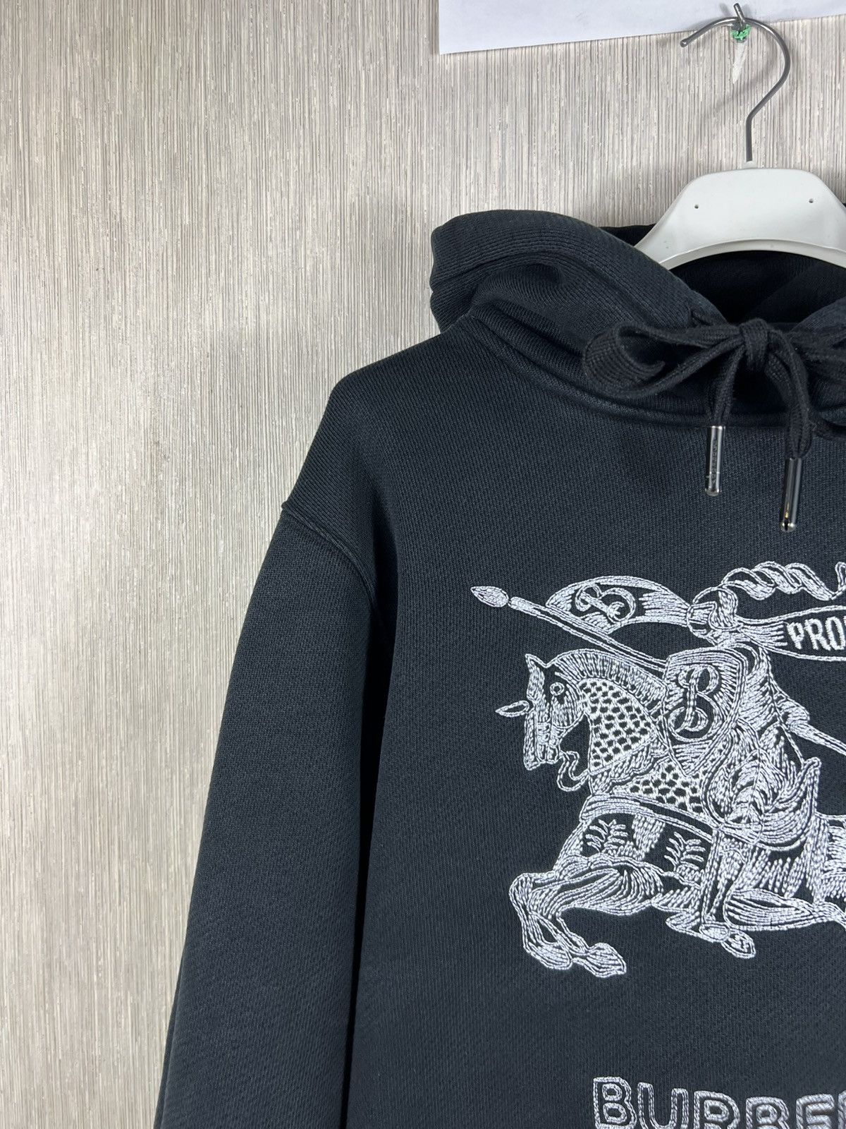 Burberry London big logo knight prorsum embroidered hoodie