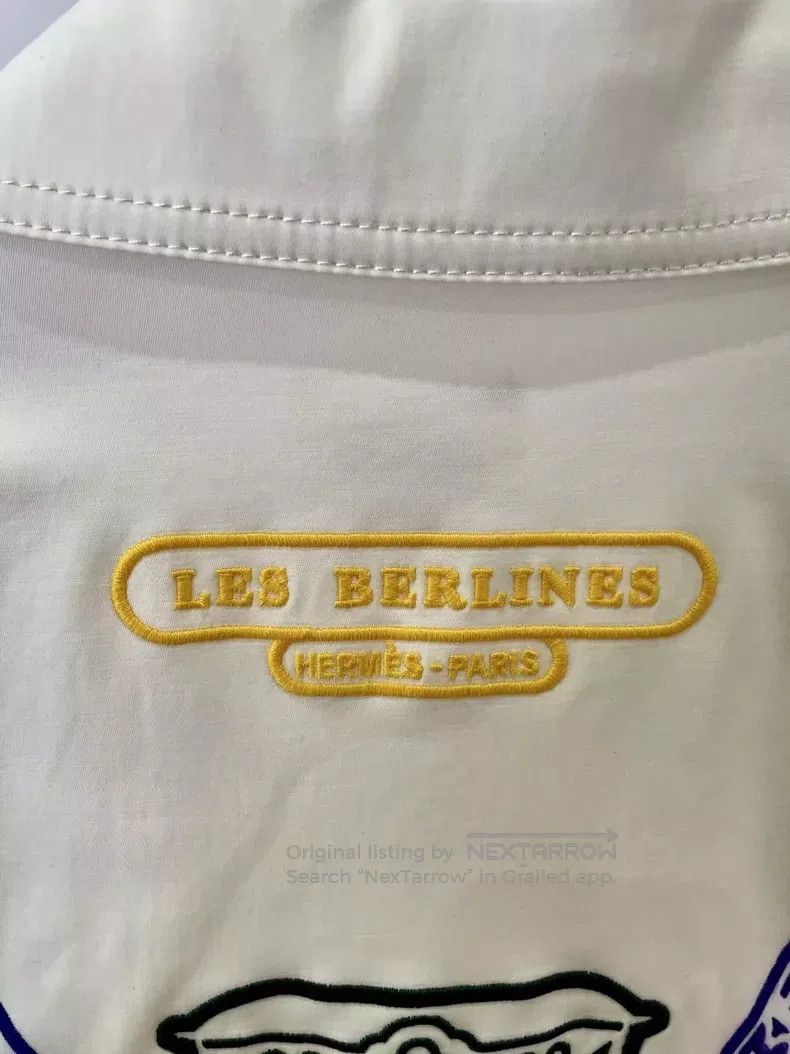Hermes Hermes Embroidered single row button casual white denim ja Size XS / US 0-2 / IT 36-38 - 6 Thumbnail