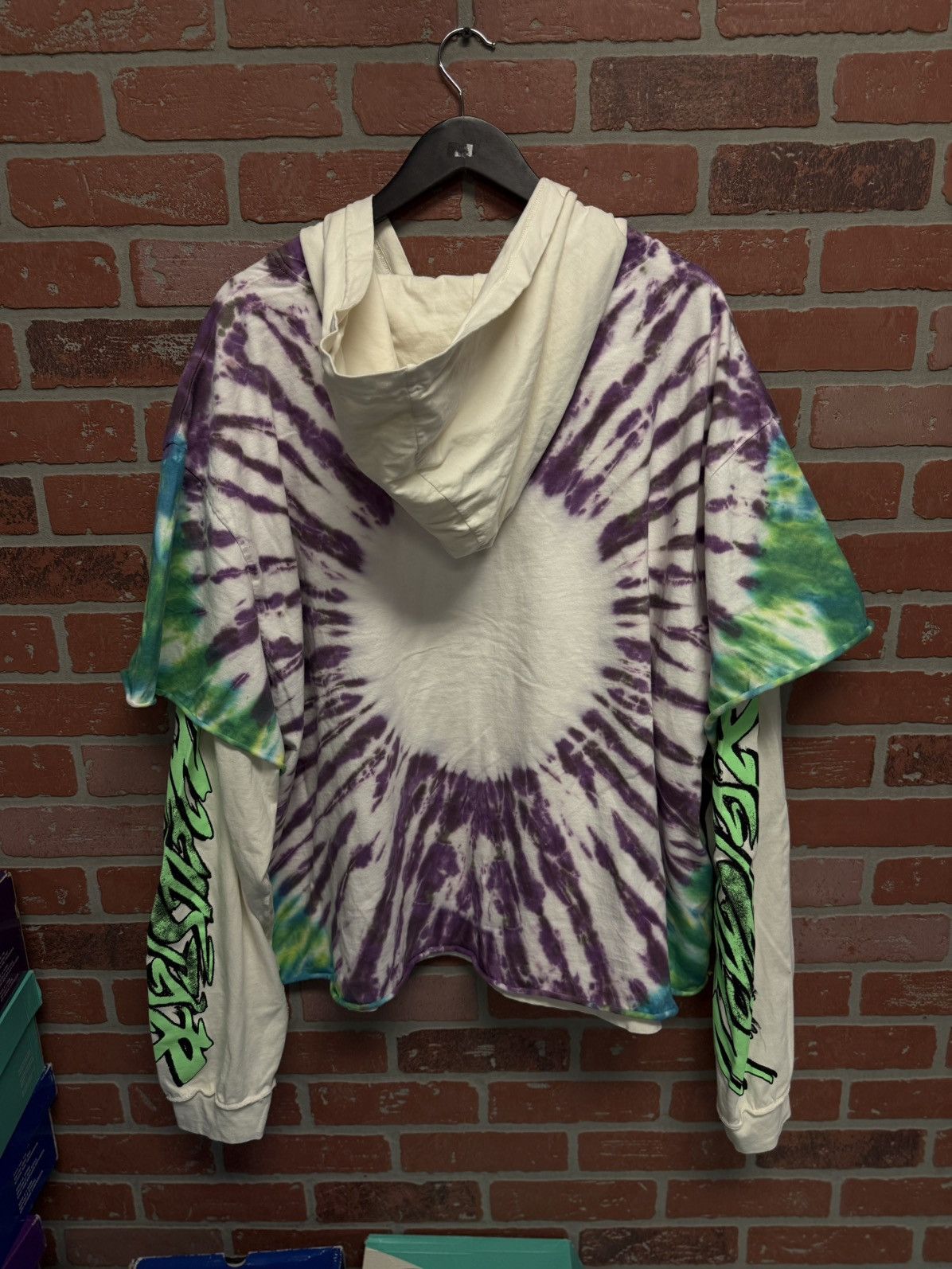HELLSTAR Hellstar DYE DIE Hoodie Zip UP/Shirt Size L (NEW) Size US L / EU 52-54 / 3 - 4 Thumbnail