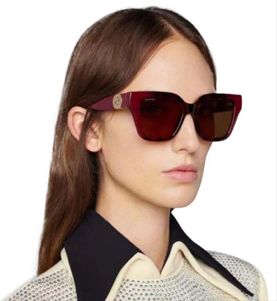 Gucci NEW GUCCI GG1023S-003 Shiny Gold Size ONE SIZE - 3 Thumbnail