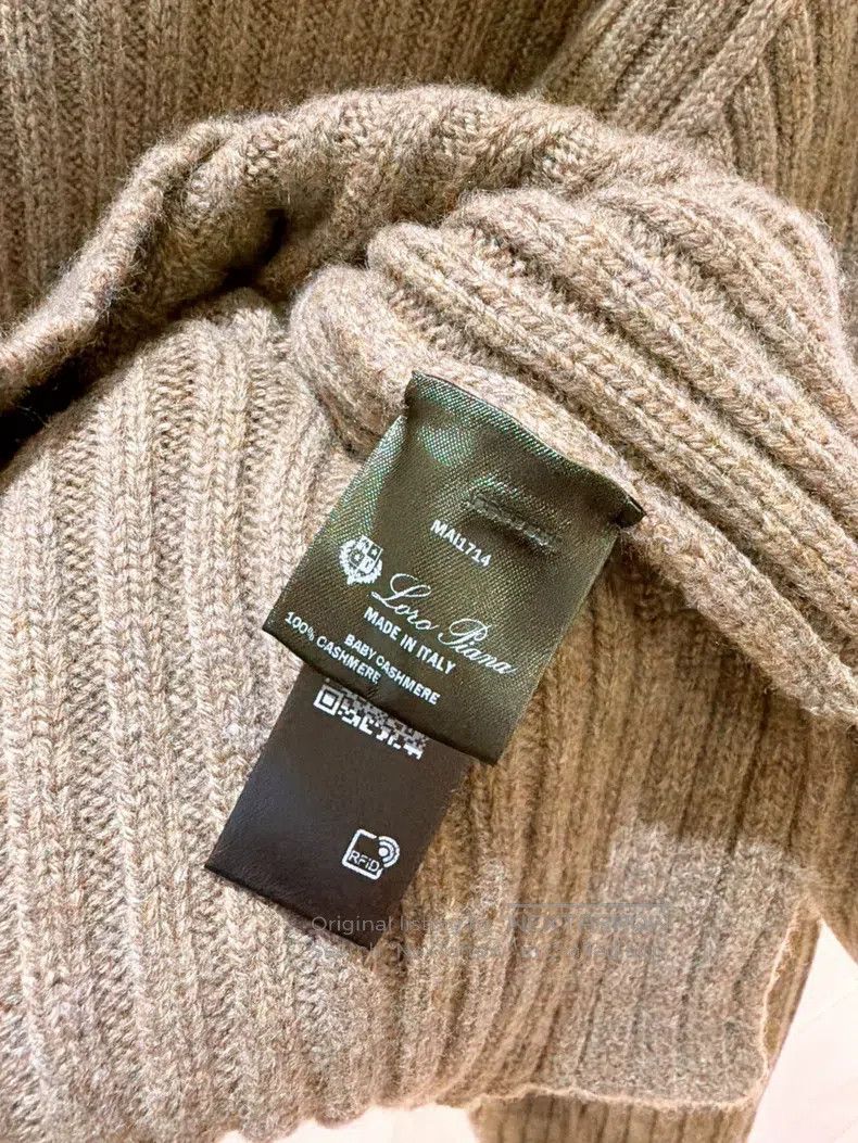 Loro Piana Loro Piana Moss Green Baby Cashmere Knit Crew Neck Sweater Size XS / US 0-2 / IT 36-38 - 9 Thumbnail
