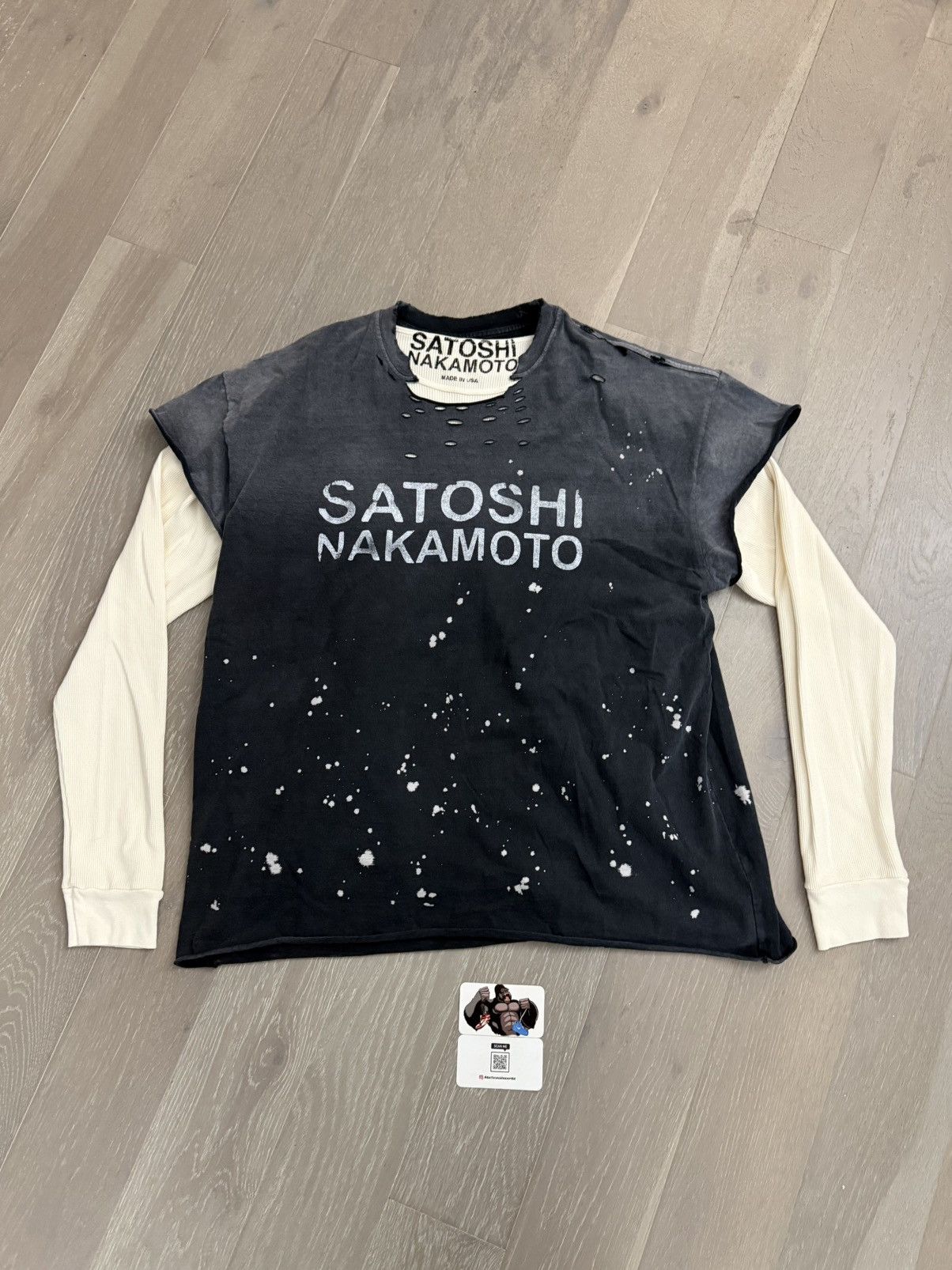 Satoshi Nakamoto SATOSHI NAKAMOTO LUKE T-SHIRT THERMAL | Grailed