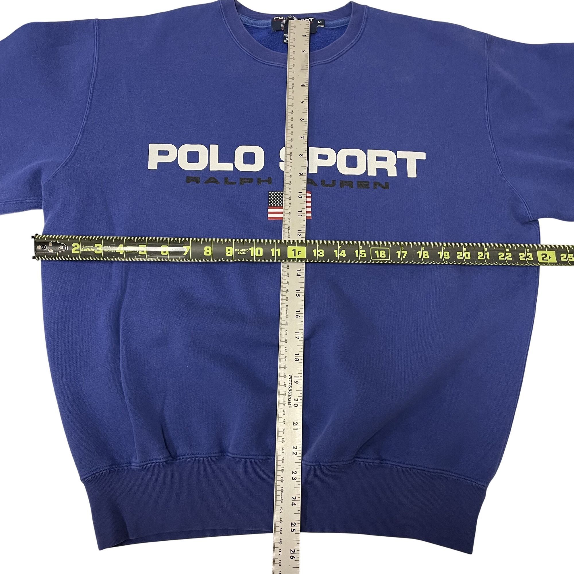 Polo Ralph Lauren Vtg Ralph Lauren Spell Out POLO Sport LOGO Sweatshirt Size US M / EU 48-50 / 2 - 7 Thumbnail