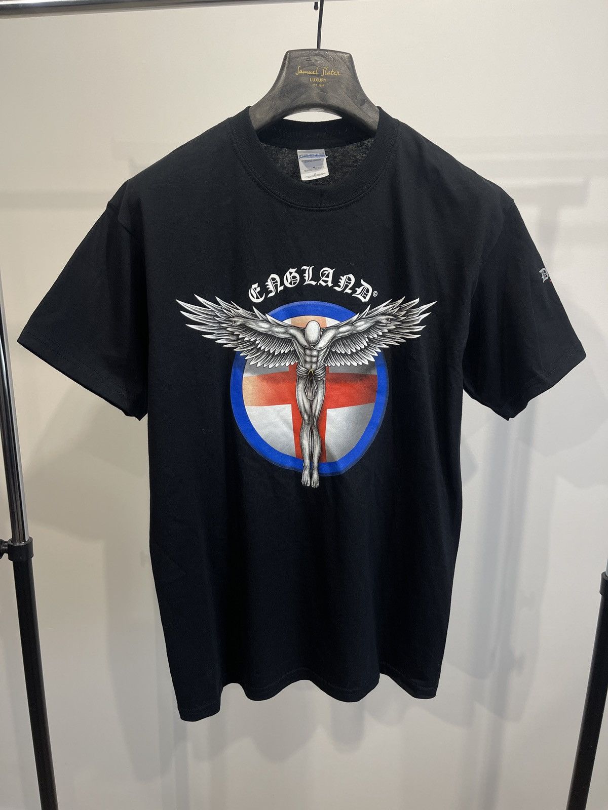 Gildan Vintage tee gildan t-shirt england print M Size US M / EU 48-50 / 2 - 2 Thumbnail