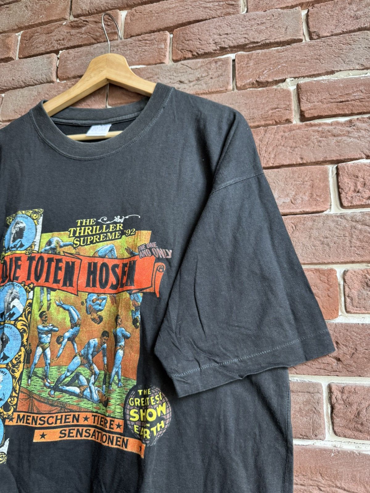 Band Tees Vintage 1992 Die Toten Hosen Thriller Supreme 90s Band Tee Size US XL / EU 56 / 4 - 3 Thumbnail