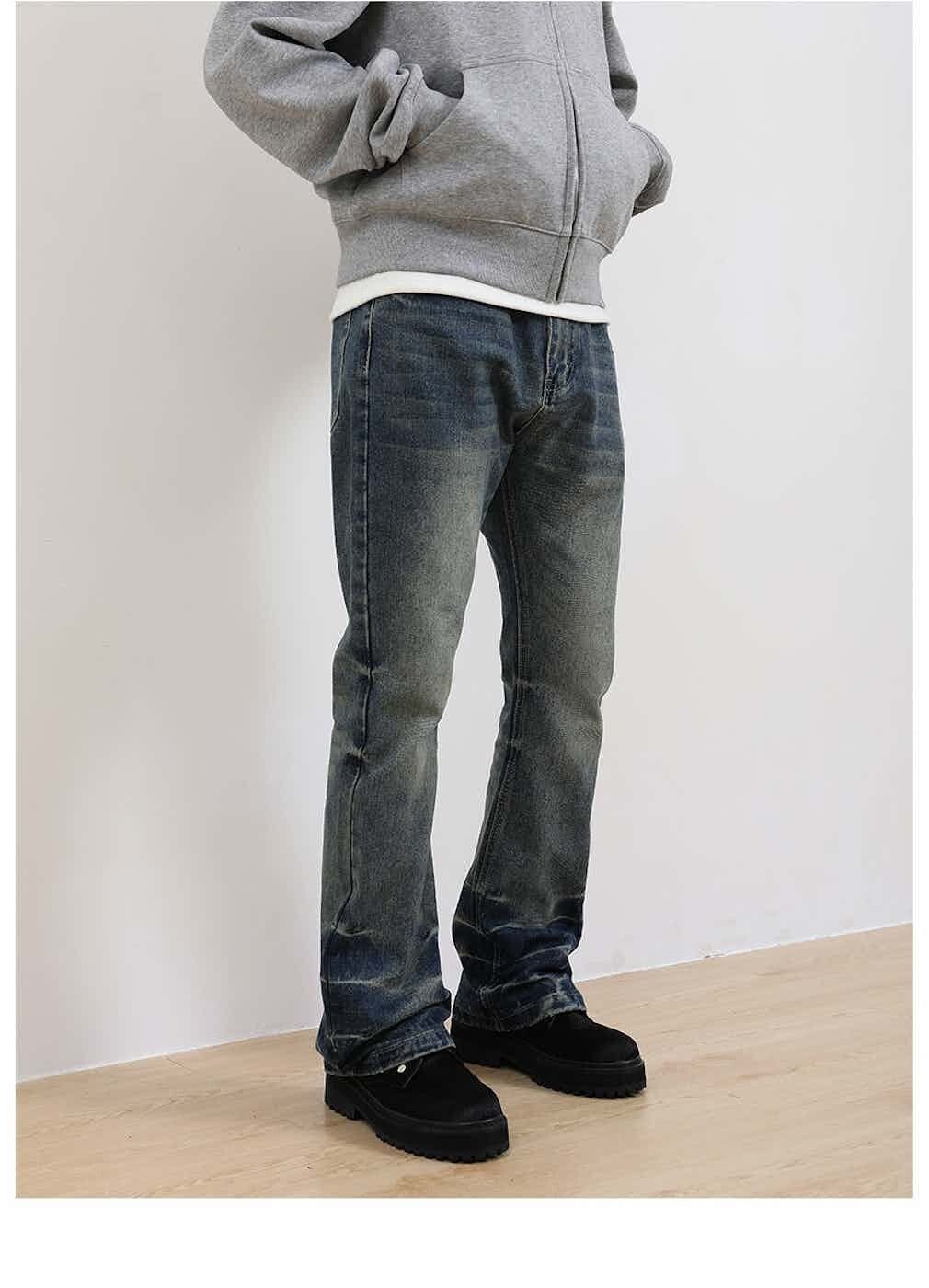 Designer Unisex washed faded tie dye punk grunge yuppie pants Size US 34 / EU 50 - 1 Thumbnail