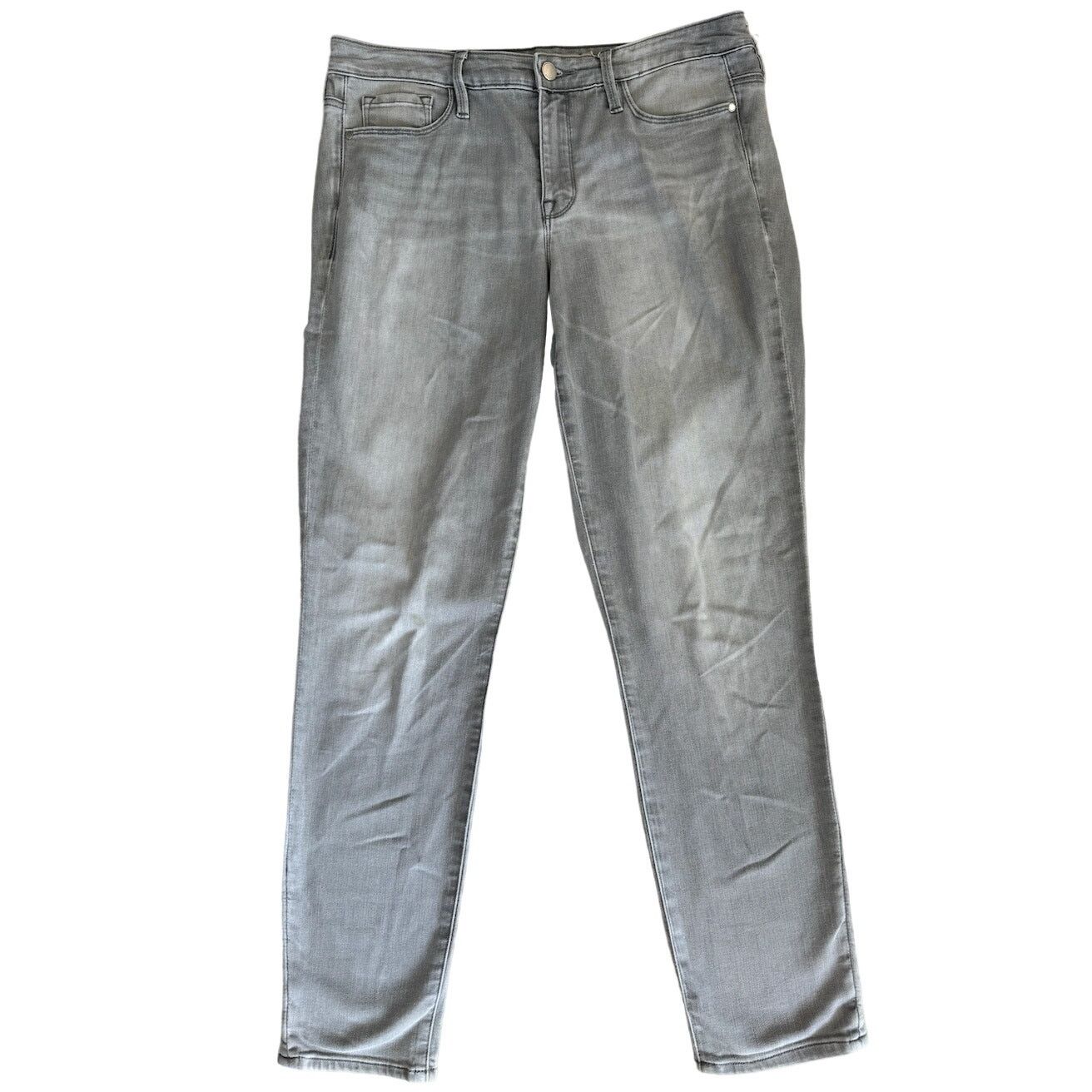 Athleta Athleta Sculptek Skinny Light Gray Stretchy Athleisure Jeans Size 30" / US 8 / IT 44 - 1 Thumbnail