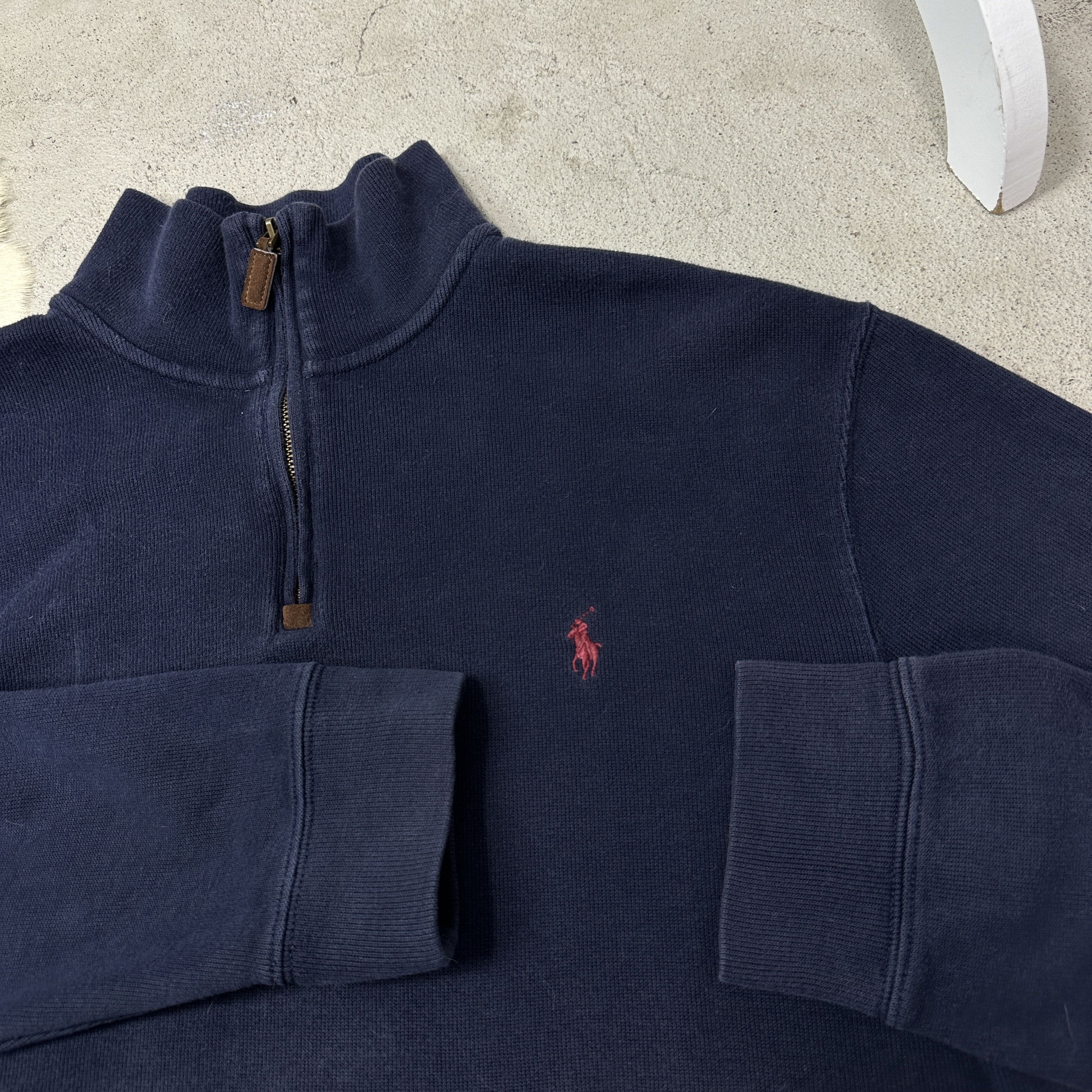 Polo Ralph Lauren Vintage Streetwear Polo Ralph Lauren 1/4 Zip Sweatshirt Y2K Size US L / EU 52-54 / 3 - 2 Thumbnail