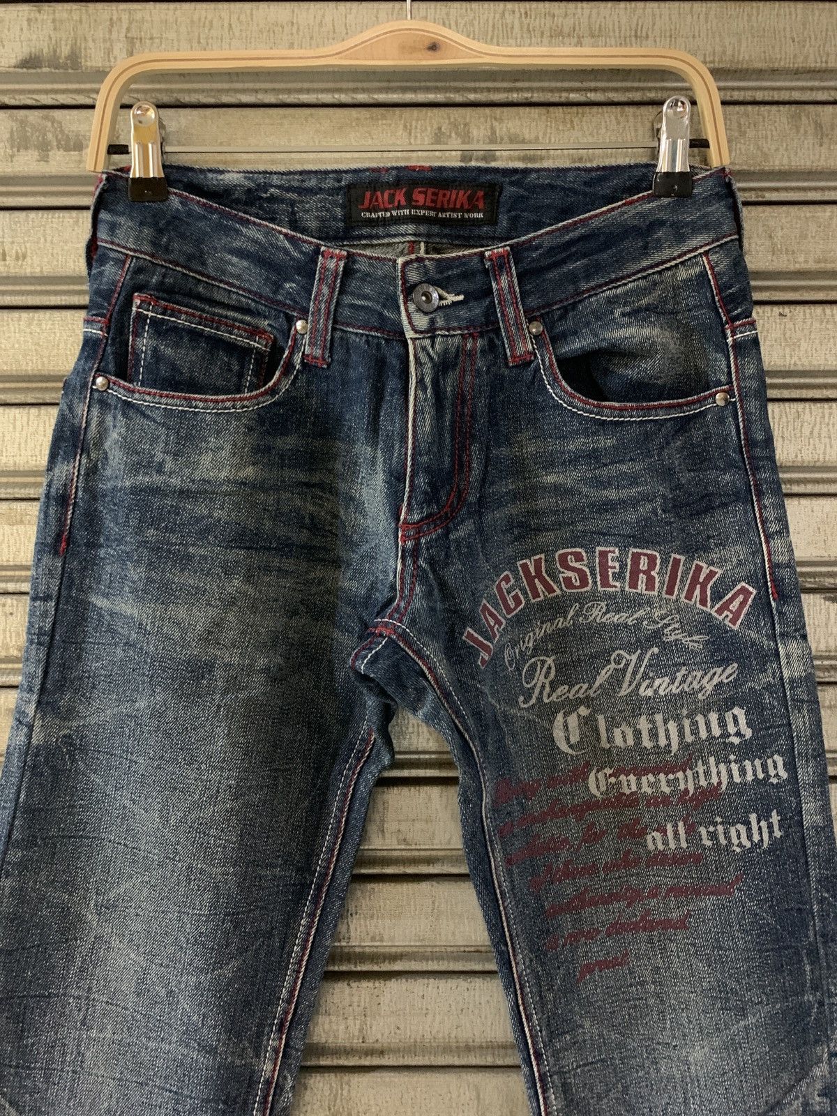 Japanese Brand Jack serika poem denim pants Size US 30 / EU 46 - 3 Thumbnail