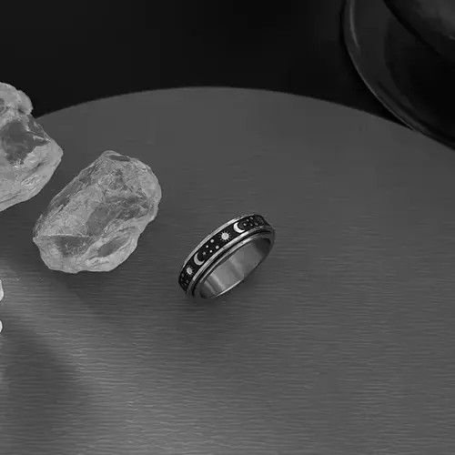 Designer × Vintage Retro punk ring Size ONE SIZE - 4 Thumbnail