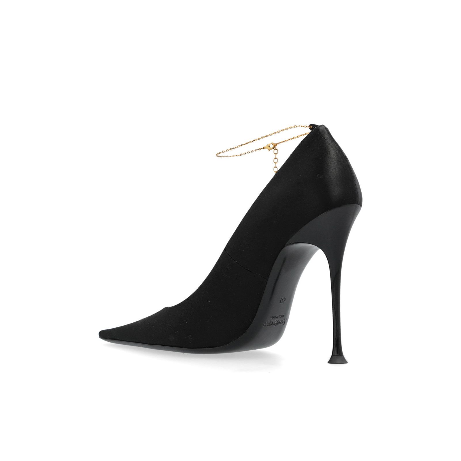SAINT LAURENT Regine Black 110mm Pumps New & Authentic (Wome