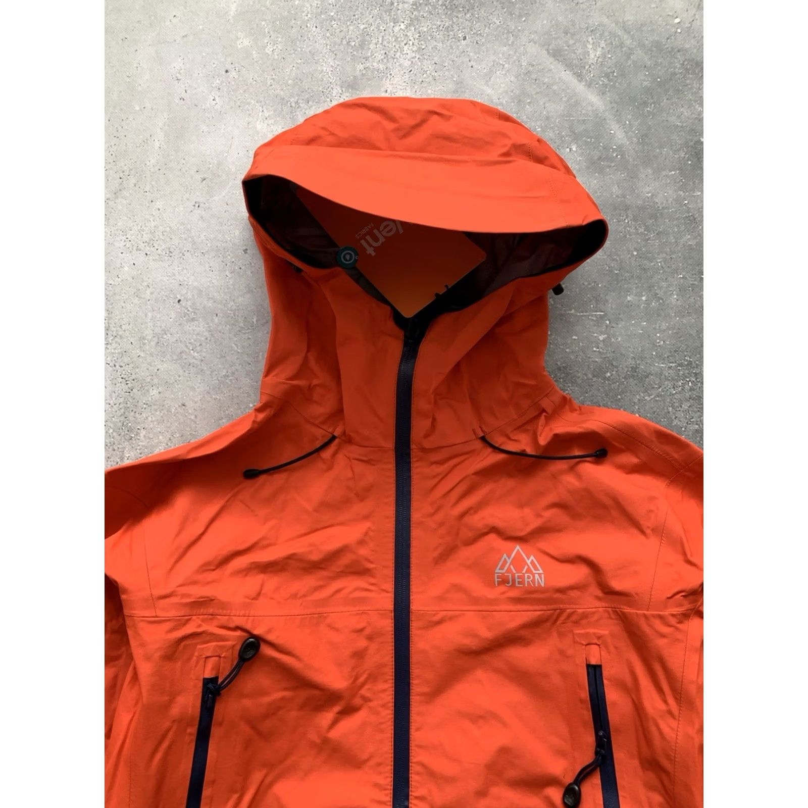 Vintage FJERN Windbreaker Jacket Mens M Orange Full Zip Windbreaker Outdoor 90s? Size US M / EU 48-50 / 2 - 4 Thumbnail