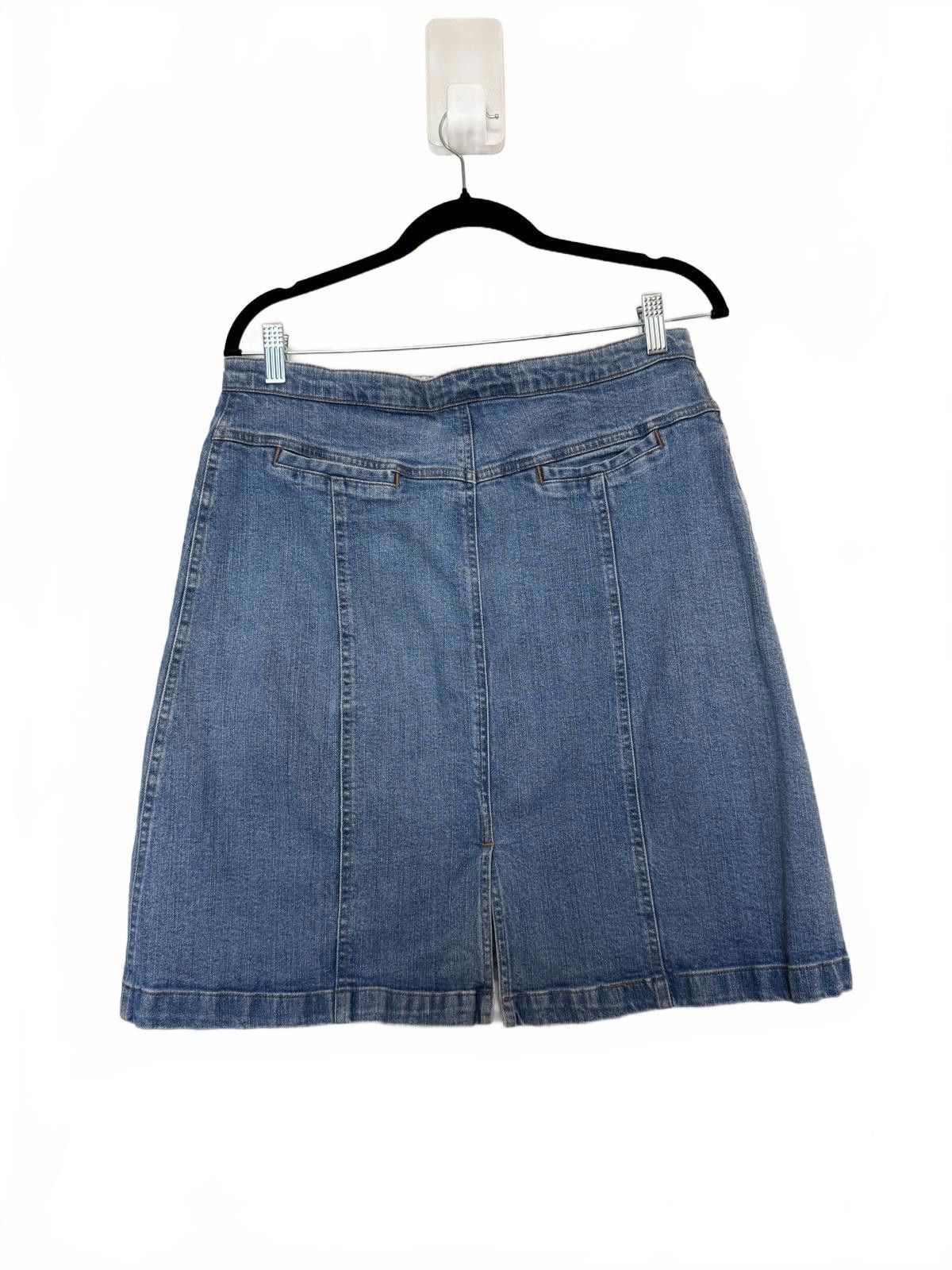 Jonathan Saunders Vintage jones Sport Denim Jean Skirt - Y2K Style Size 32" / US 10 / IT 46 - 4 Thumbnail
