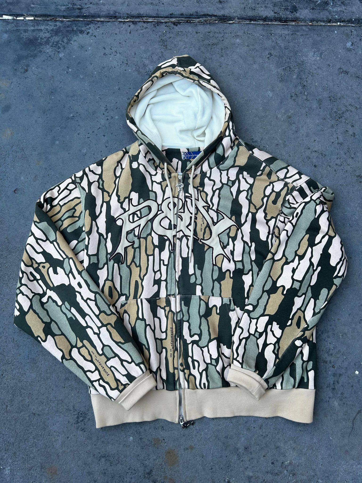 image of Punkandyo Camo Hood Cropped XL Punk And Yo, Men's