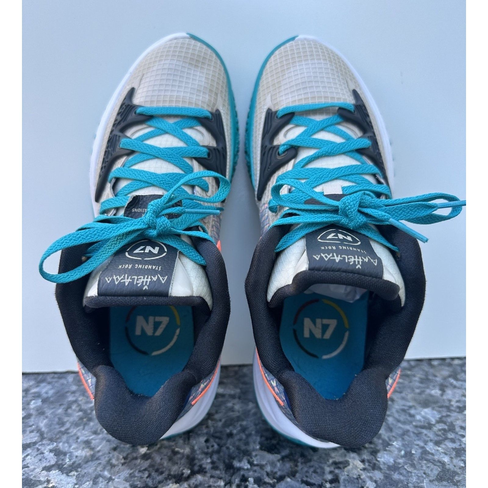 Nike RARE Nike Kyrie Low 4 N7 ID Sneakers DN2064-991 Men’s Sz 9.5 Size US 9.5 / EU 42-43 - 4 Thumbnail