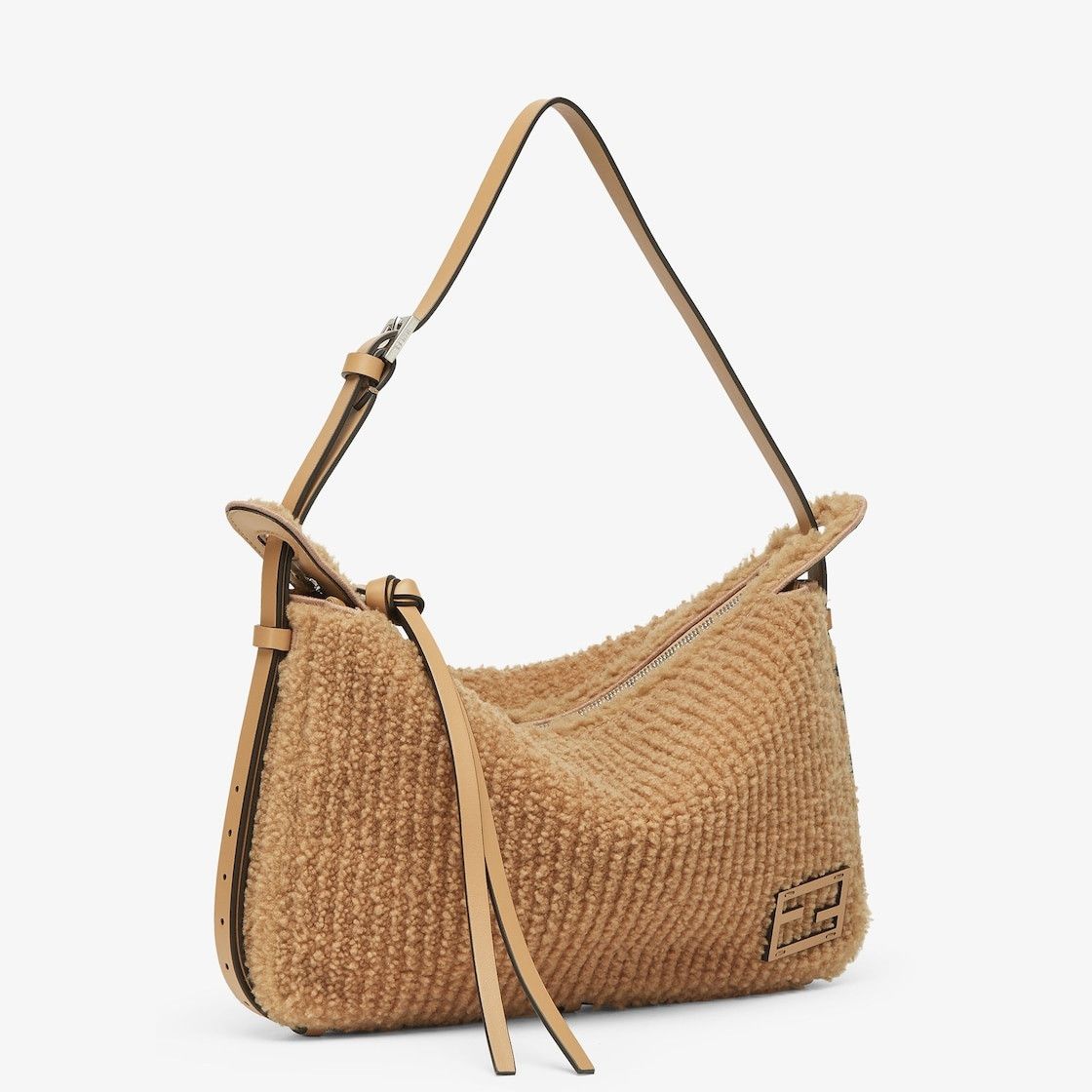 Fendi o1s1wg110925 Size: OS/Simply Fendi Medium in Beige Size ONE SIZE - 2 Thumbnail