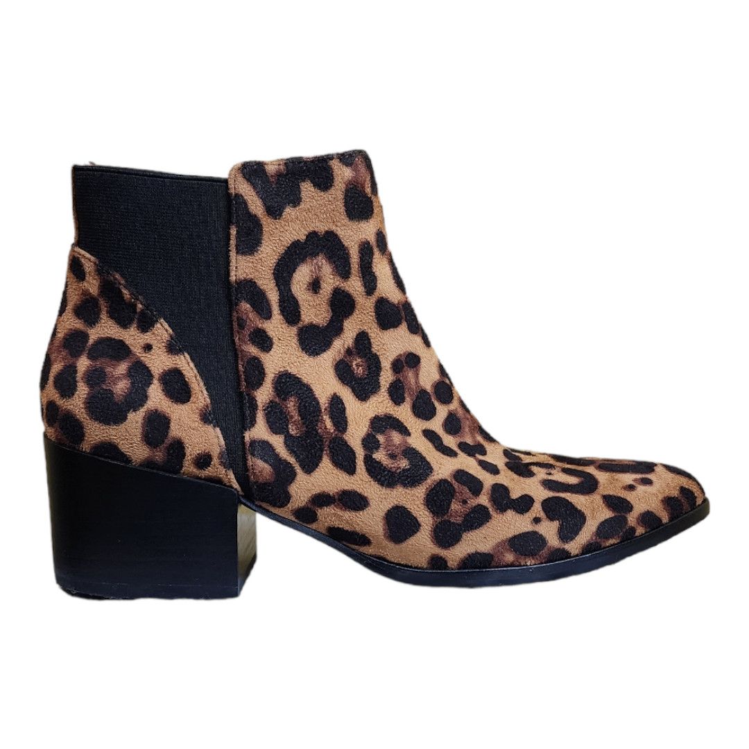 Chinese Laundry Chinese Laundry Finn Leopard Print Ankle Bootie Women’s 6.5 Size US 6.5 / IT 36.5 - 6 Thumbnail
