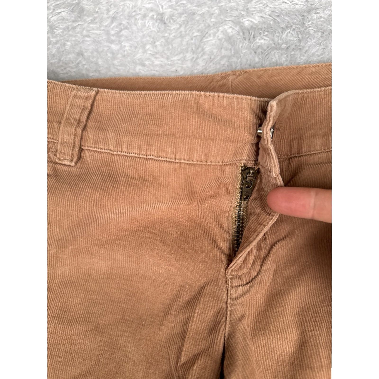 Vintage Rubbish Khakis Jeans Juniors 0 Brown Mid Rise Corduroy 27x31 Pockets Casual Vintage: No Heritage 90s Girls Girls? Size 25" / US 0 / IT 36 - 5 Thumbnail