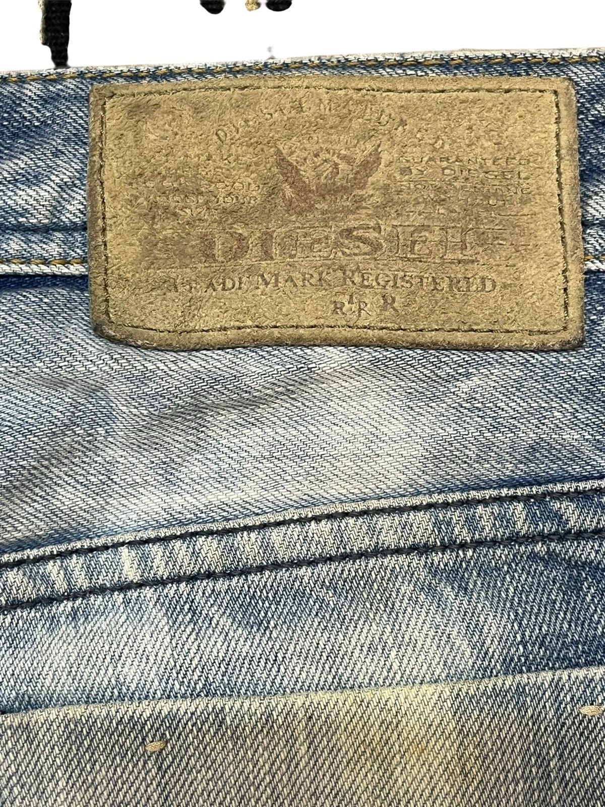 Beauty Beast × Diesel × Diesel Black Gold Vintage Diesel Viker-R-Box Faded Distressed Denim Size US 29 - 11 Thumbnail