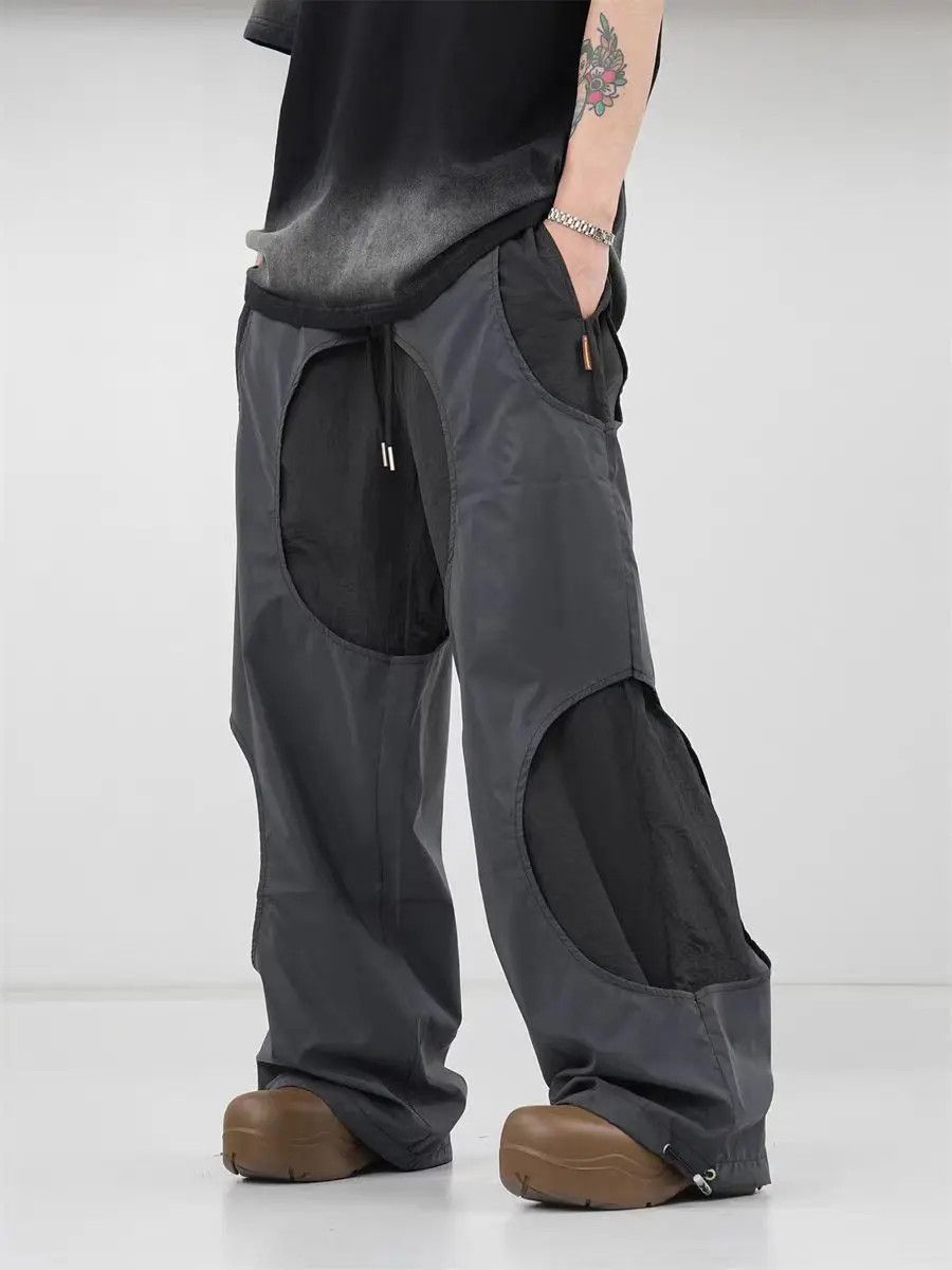 Japanese Brand × Jean Skeleton Vintage Spliced Reflective Casual Pants Size US 32 / EU 48 - 2 Thumbnail