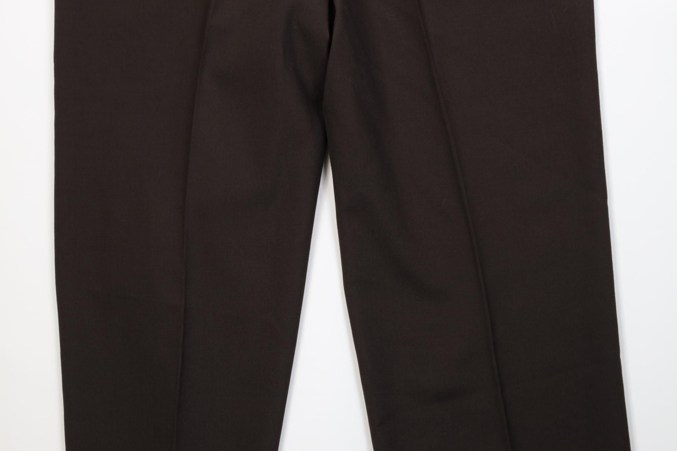 Vintage Vintage 90s Streetwear Knit Wide Leg Chino Pants Brown Size US 42 / EU 58 - 14 Thumbnail