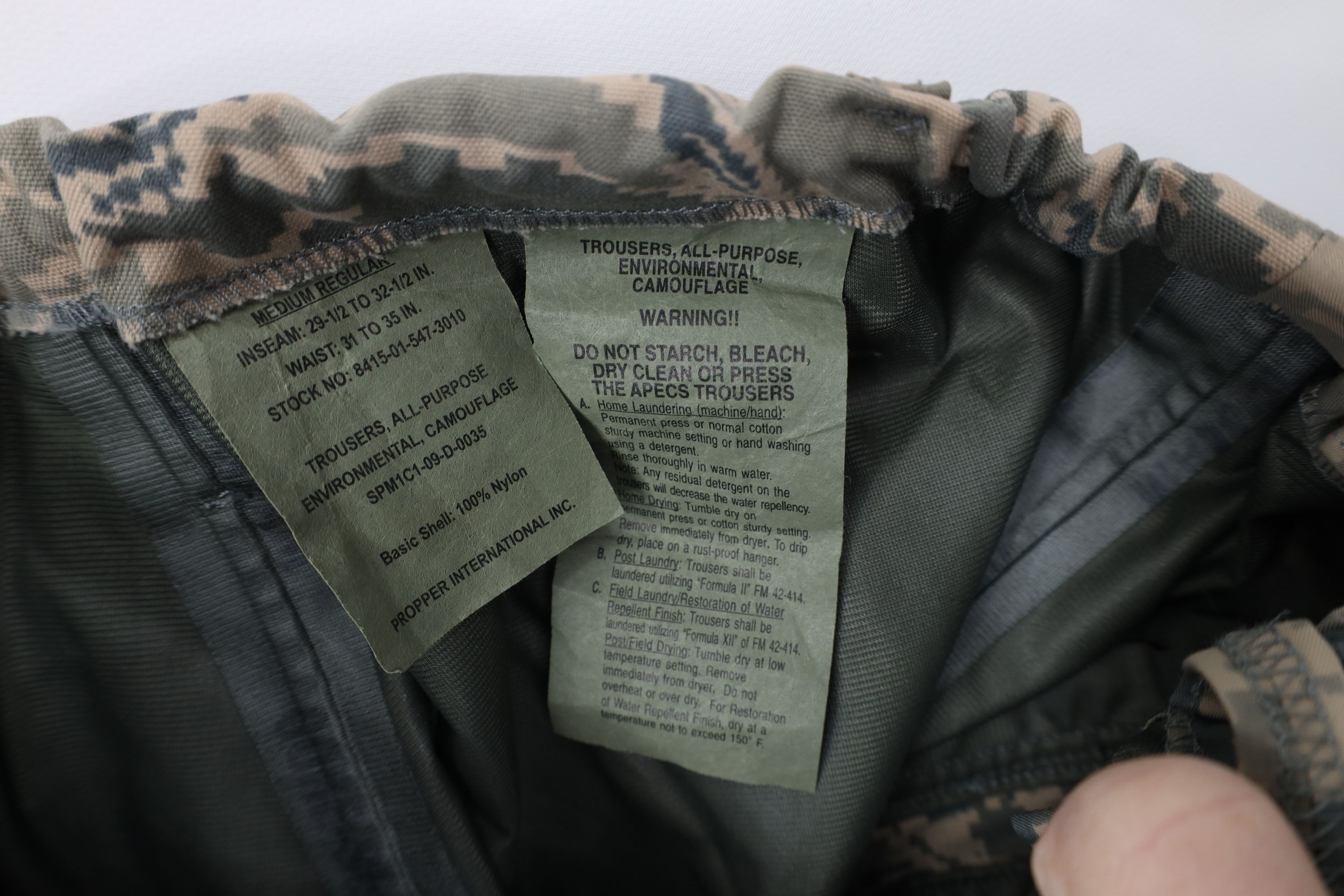 Vintage Vintage Y2K USGI Camouflage Environmental Trousers Pants USA Size US 34 / EU 50 - 8 Thumbnail