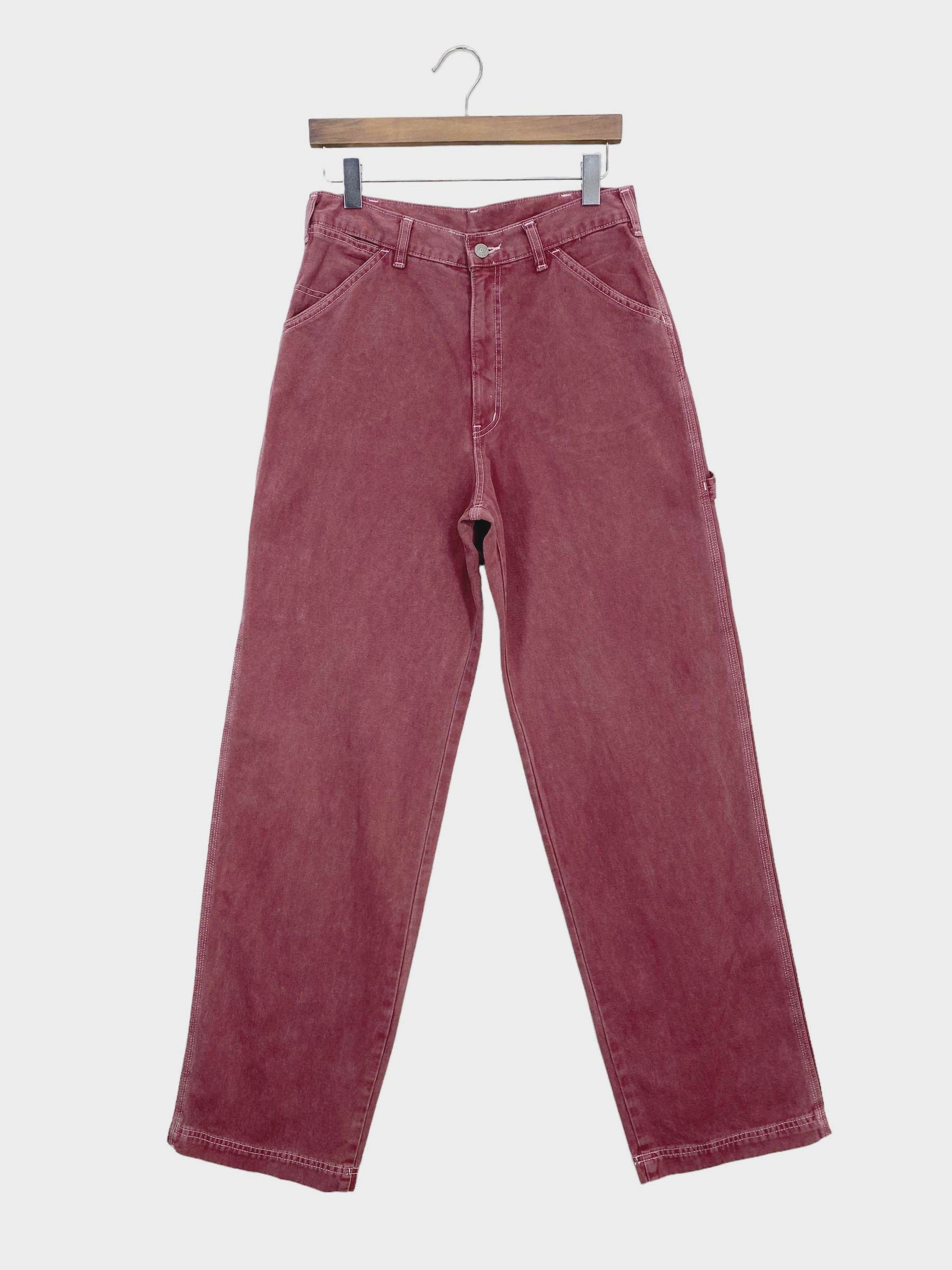 Japanese Brand Used Look Carpenter workwear Jeans Hickory Skateboard Jeans Size US 29 - 2 Thumbnail