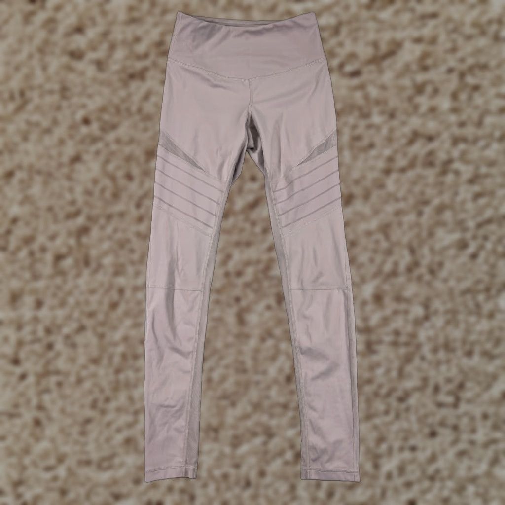 Vintage Zella Pink Leggings Womens Small Polyester Blend Athletic Yoga Gym Straight Leg Style XS-? Size 28" / US 6 / IT 42 - 1 Thumbnail