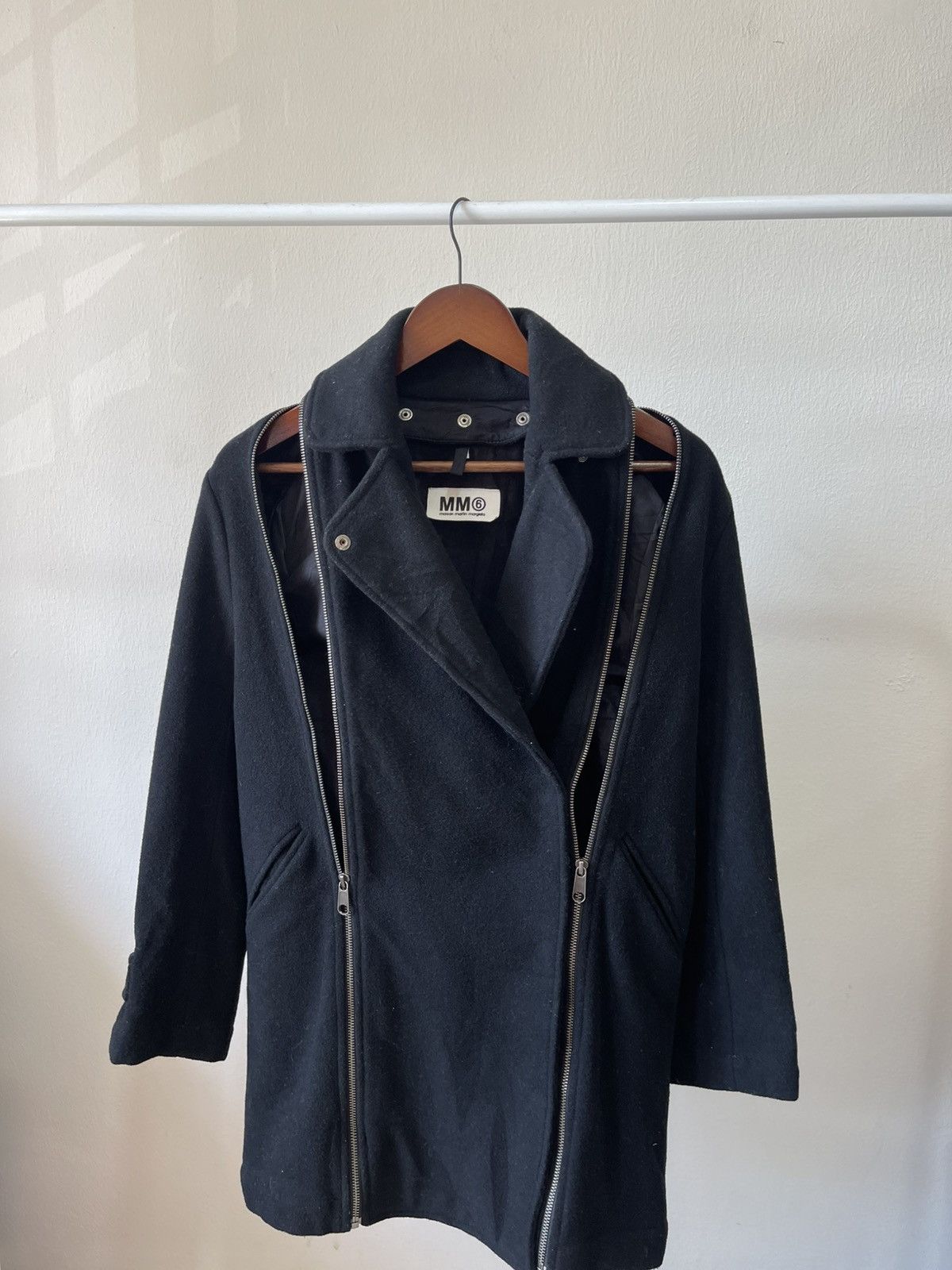 Maison Margiela A/W 2011 Maison Margiela MM6 Detachable Zipper Wool Jacket Size US S / EU 44-46 / 1 - 8 Thumbnail