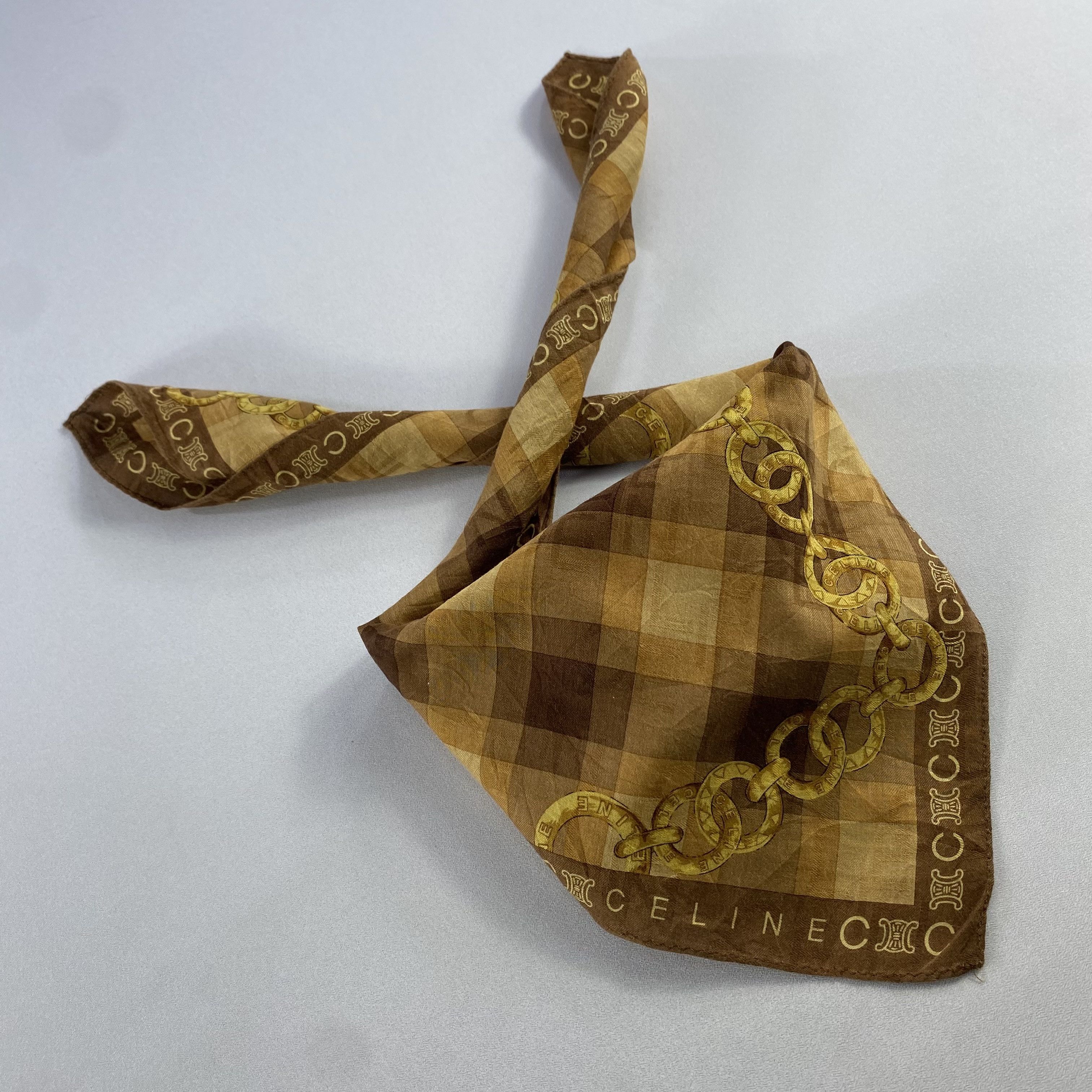 Celine × Vintage Celine Bandana/ Handkerchief / Neckerchief Size ONE SIZE - 2 Thumbnail