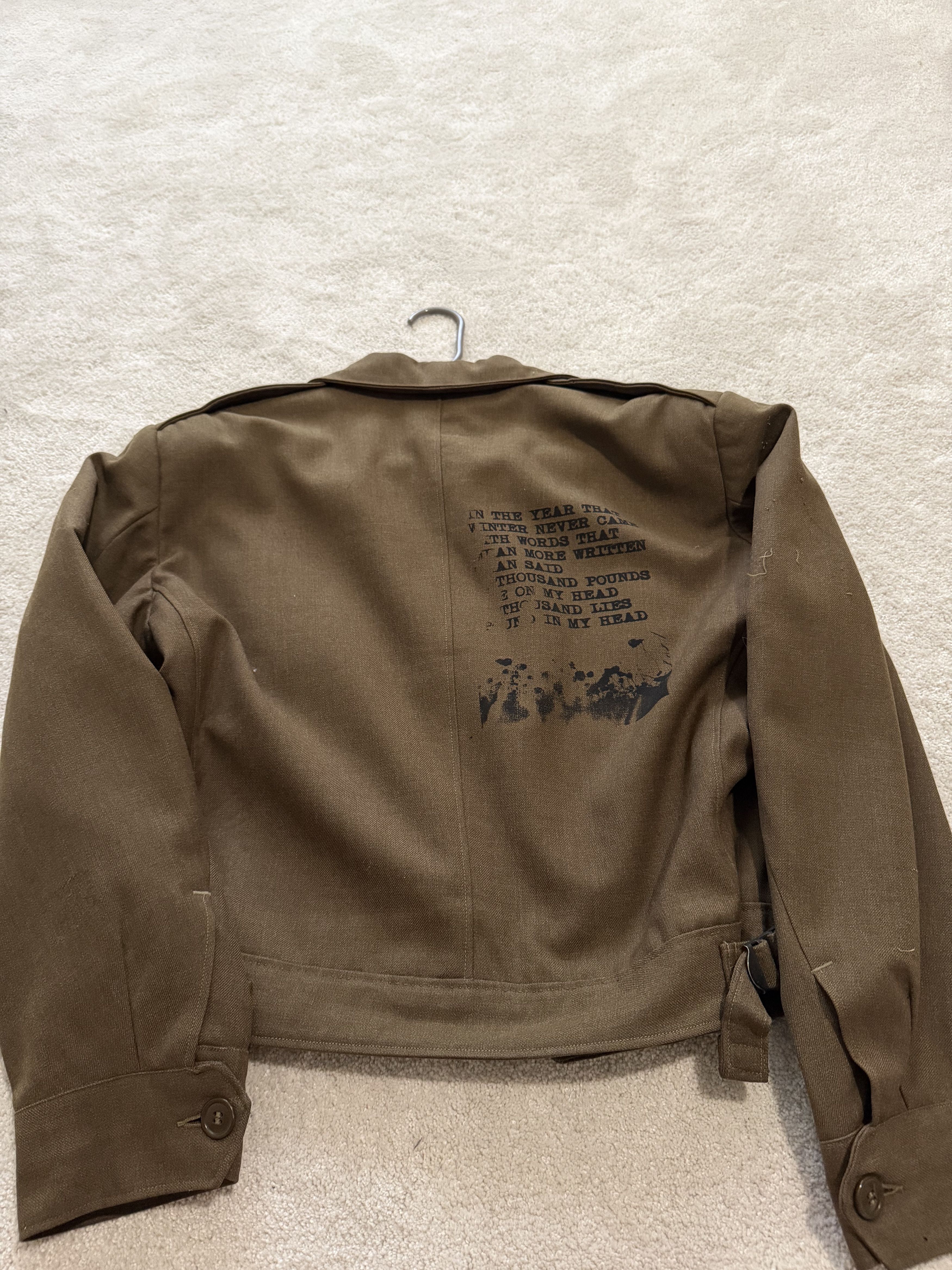 Other Vintage Military Re-Work Jacket With Poem Size US M / EU 48-50 / 2 - 3 Thumbnail