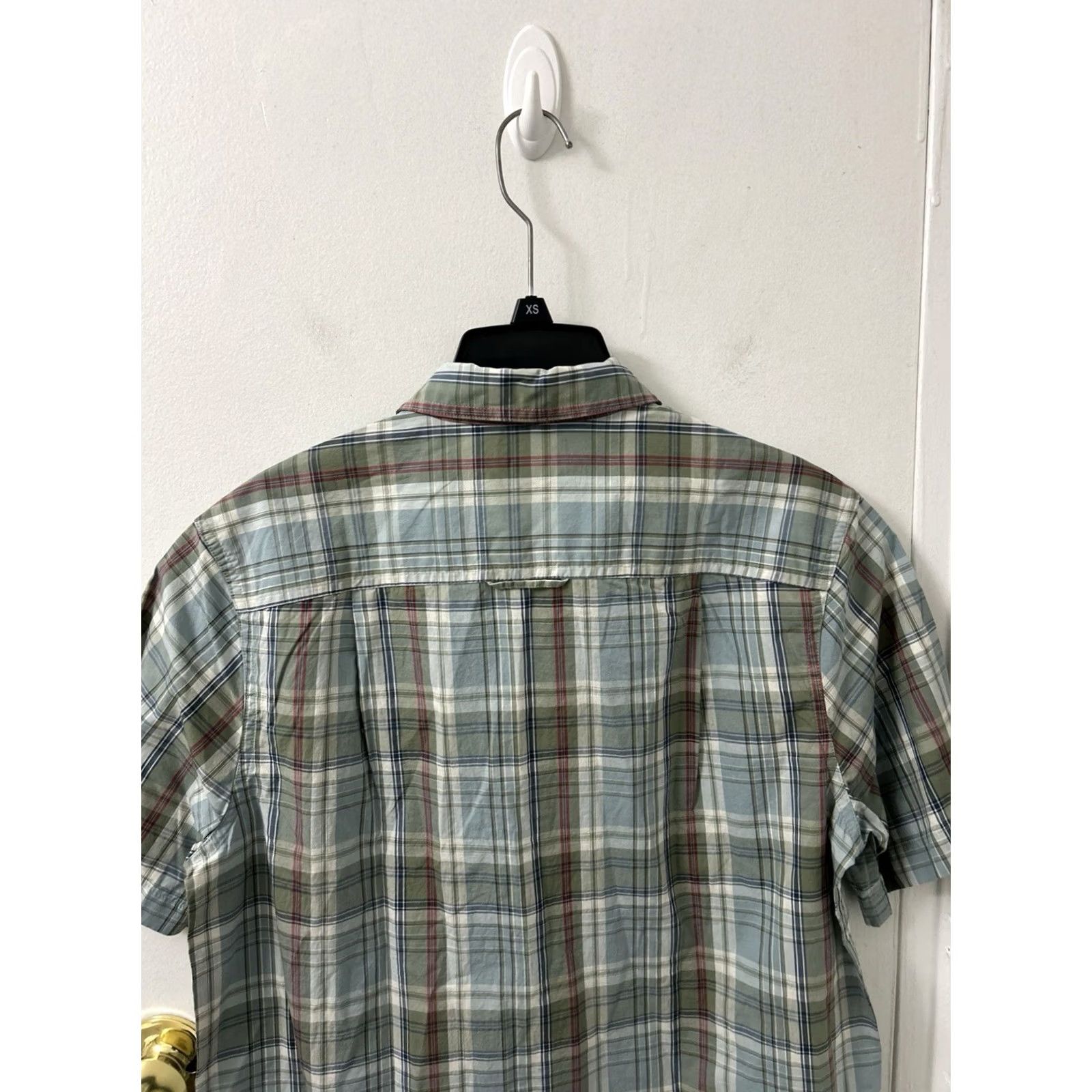 Vintage LL Bean Shirt Mens M Blue Oxford Plaid Short Sleeve Button-Down 276397 NWT Size US M / EU 48-50 / 2 - 7 Thumbnail