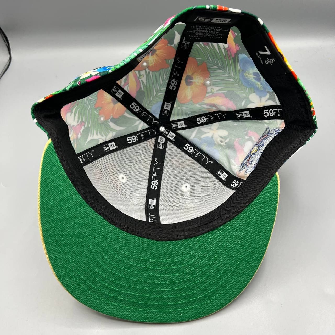 New Era New York Mets Hat Men 7 5/8 Hawaiian Floral MLB Fitted Cap Size ONE SIZE - 2 Thumbnail