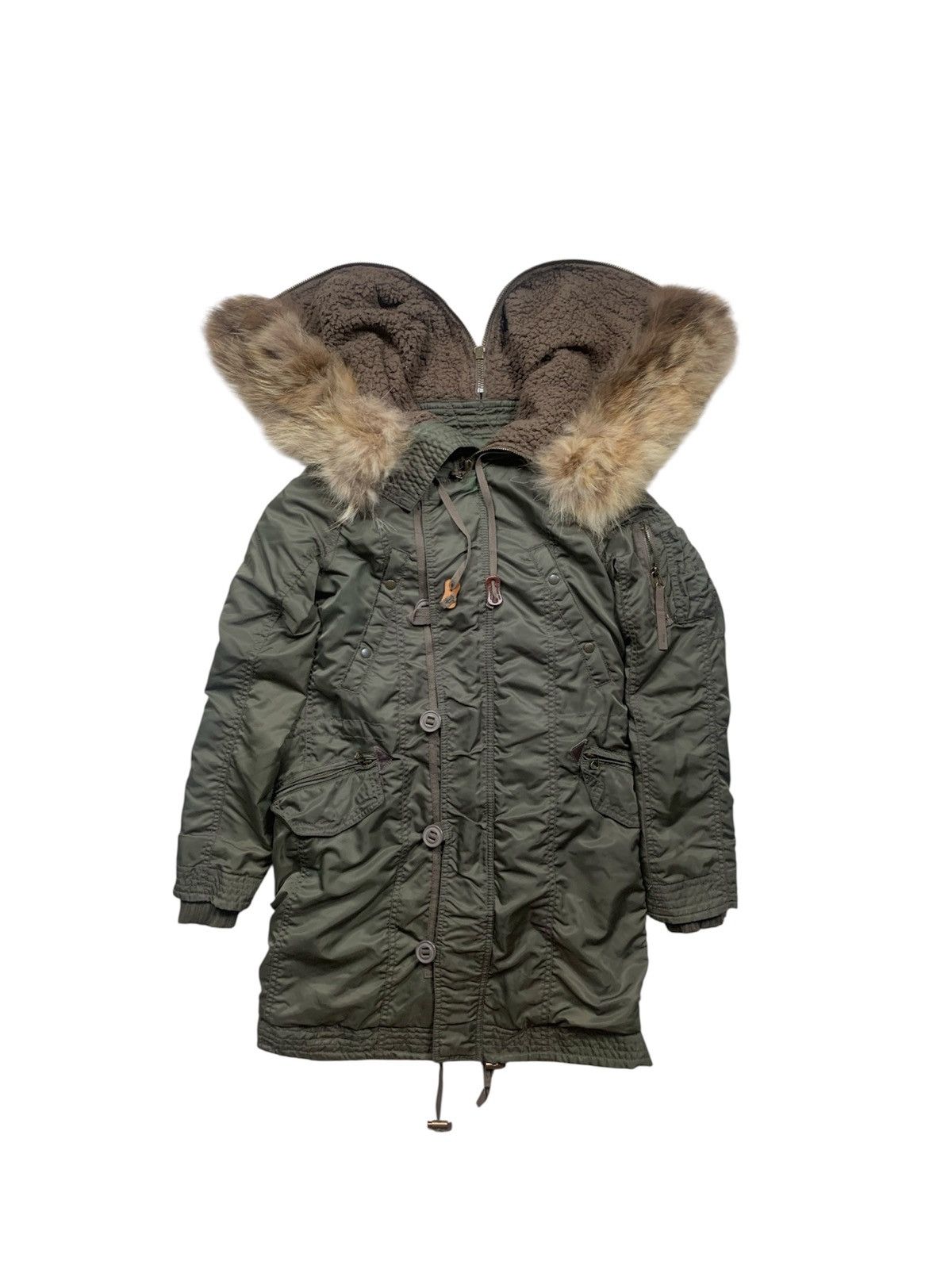 GOA 2000s GOA FUR COLLARED PARKA JACKET Size US M / EU 48-50 / 2 - 2 Thumbnail