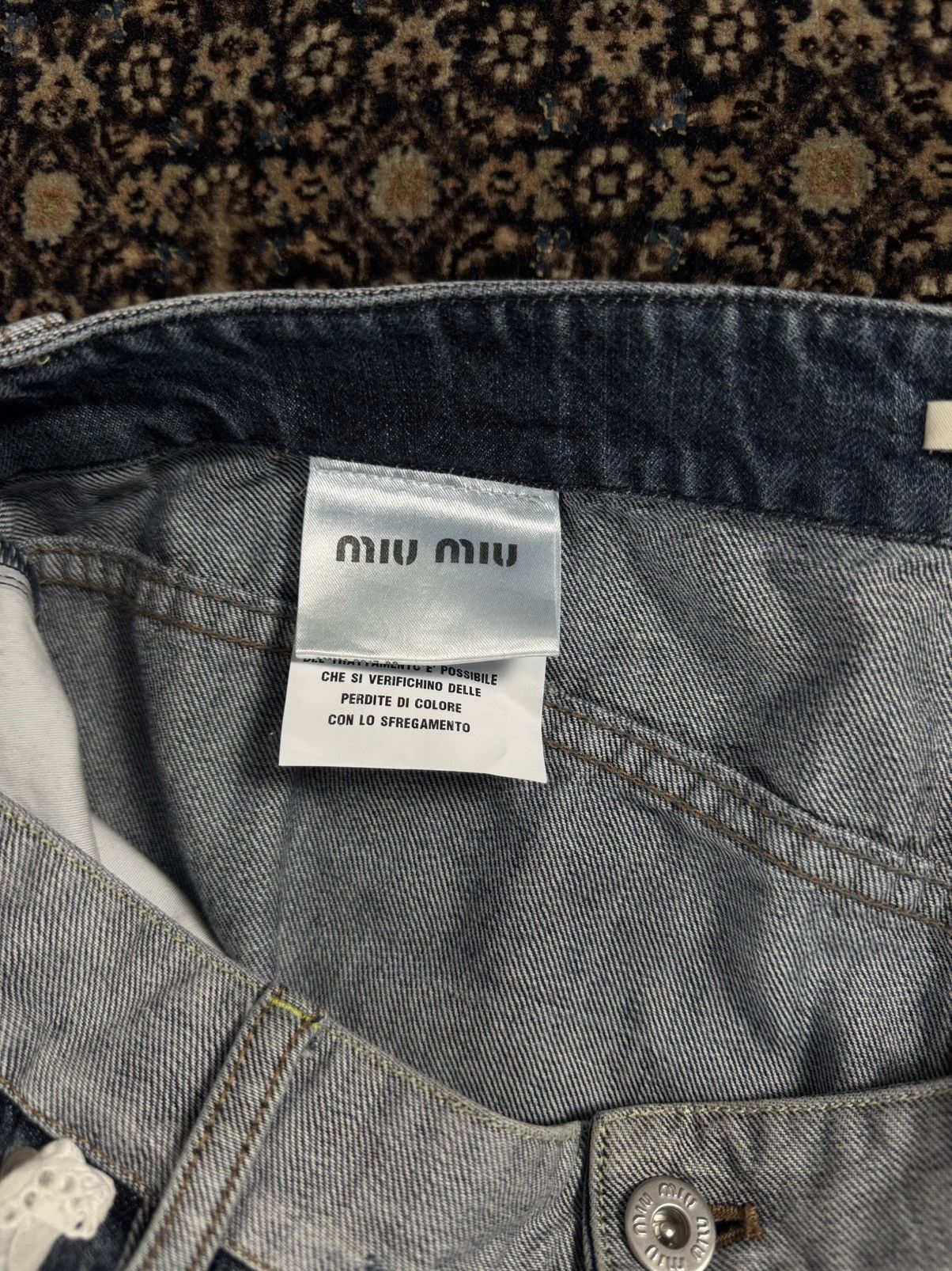 Miu Miu Miu Miu Denim pants Size US 29 - 7 Thumbnail