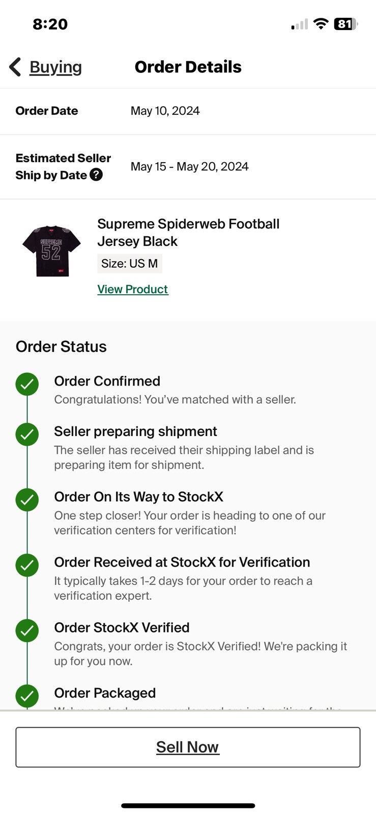 Supreme Supreme spiderweb football jersey | Grailed