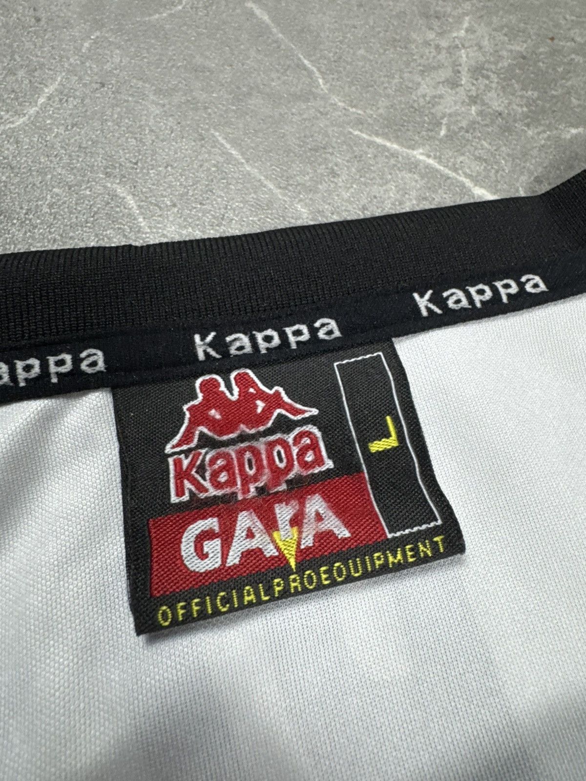 Kappa Kappa Juventus Black White Vintage Jersey Size US XL / EU 56 / 4 - 5 Thumbnail