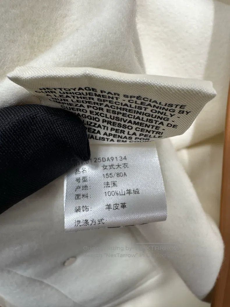 Hermes Hermes Off-White Patchwork Cloak Poncho Cashmere Coat Size XXS / US 00 / IT 34 - 6 Thumbnail