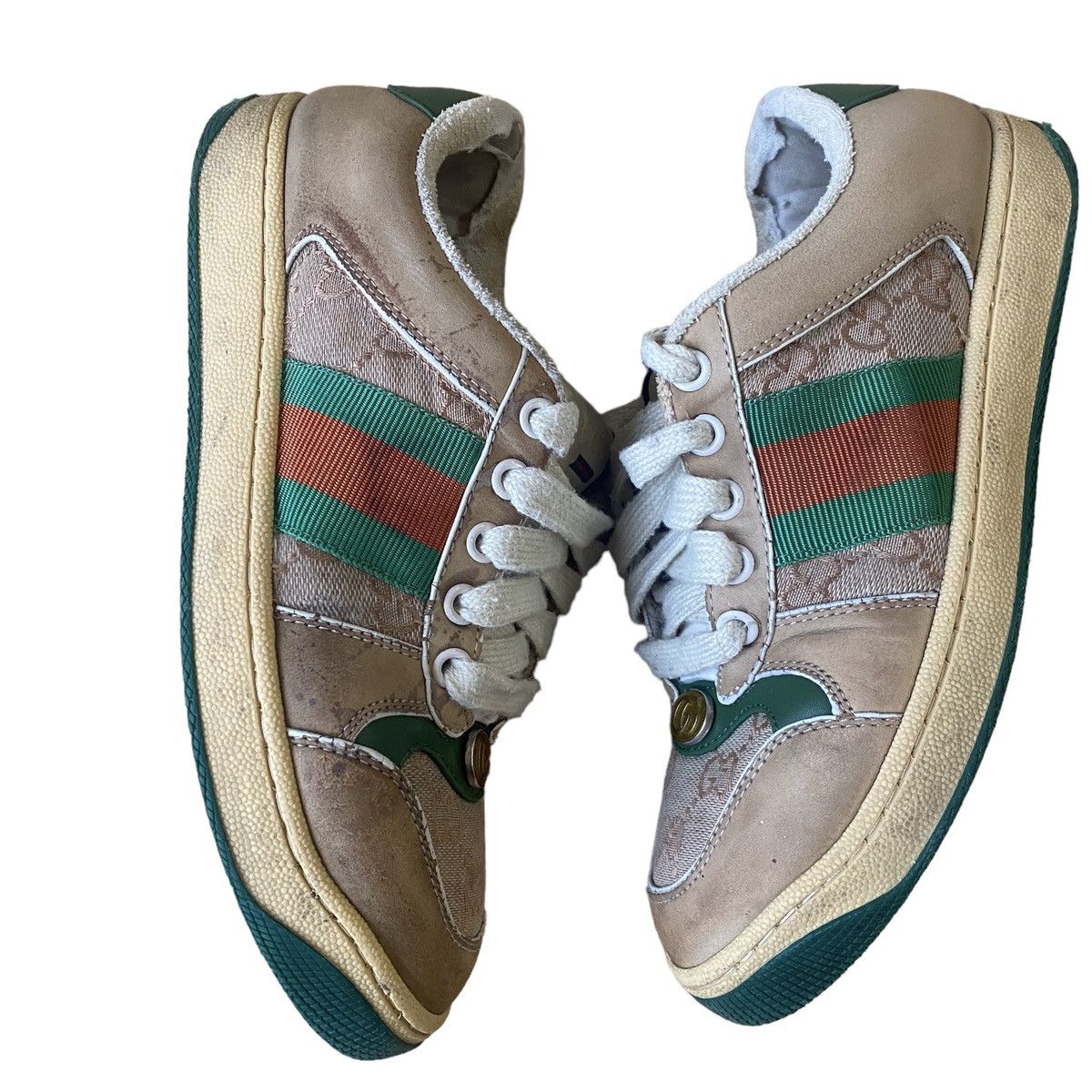 Gucci Gucci screener leather trainers 36 EUR Size US 5 / IT 35 - 7 Thumbnail